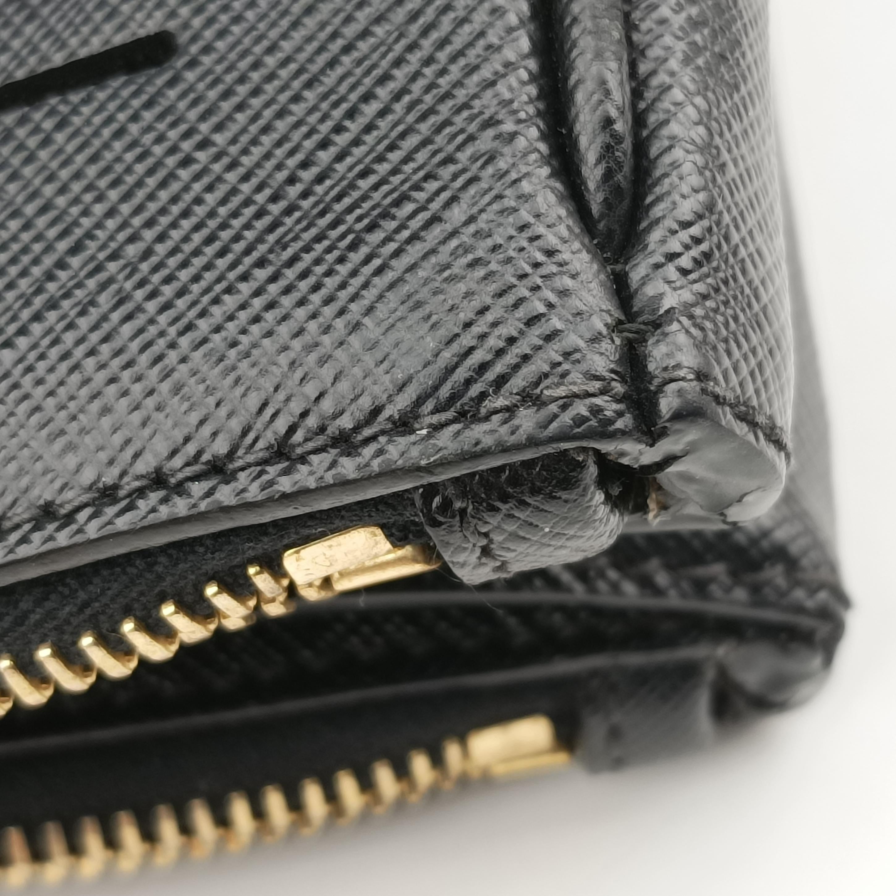Pre-owned Prada Galleria Black SAFFIANO Leather BN1786 handbag | stylenewstar