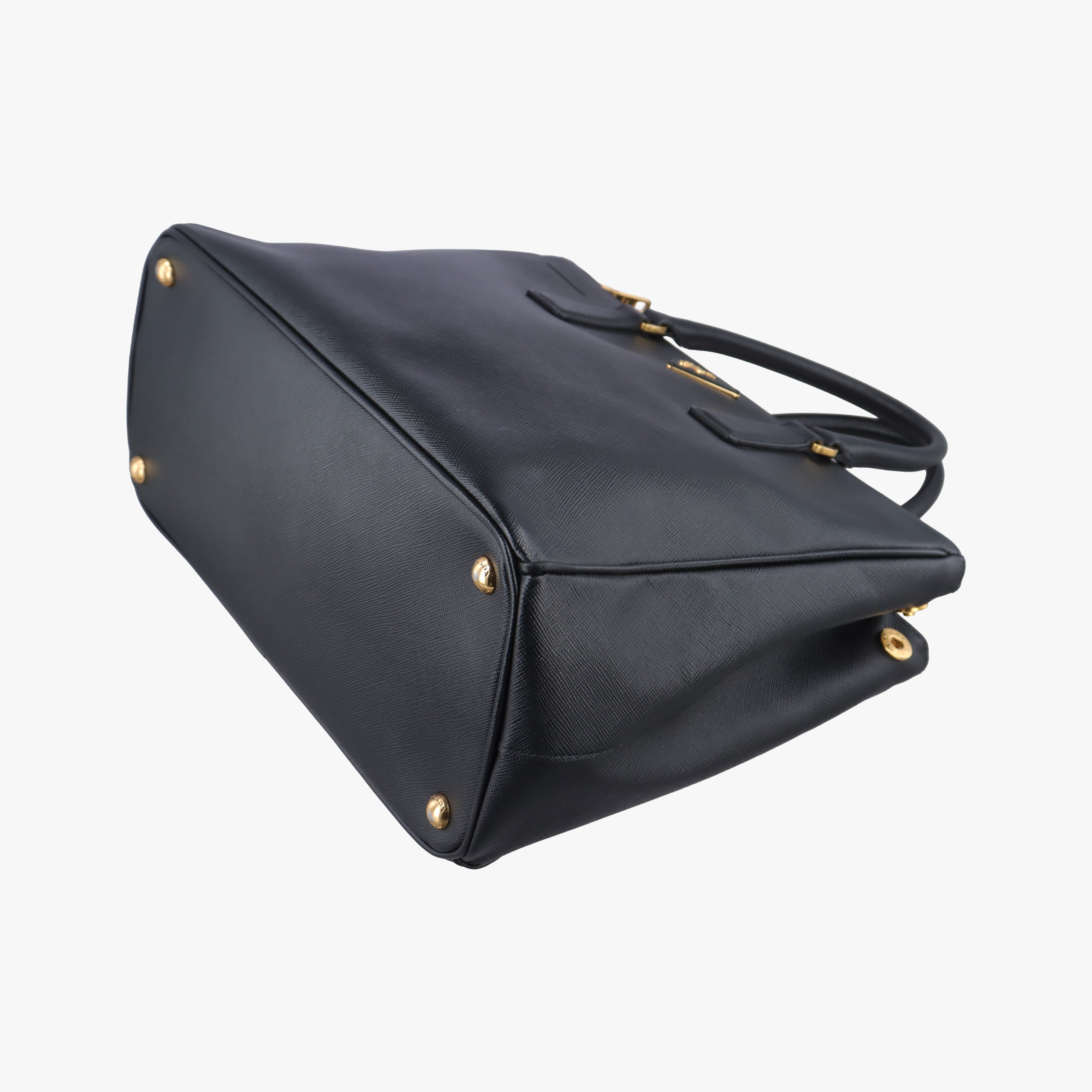 Pre-owned Prada Galleria Black SAFFIANO Leather BN1786 handbag | stylenewstar