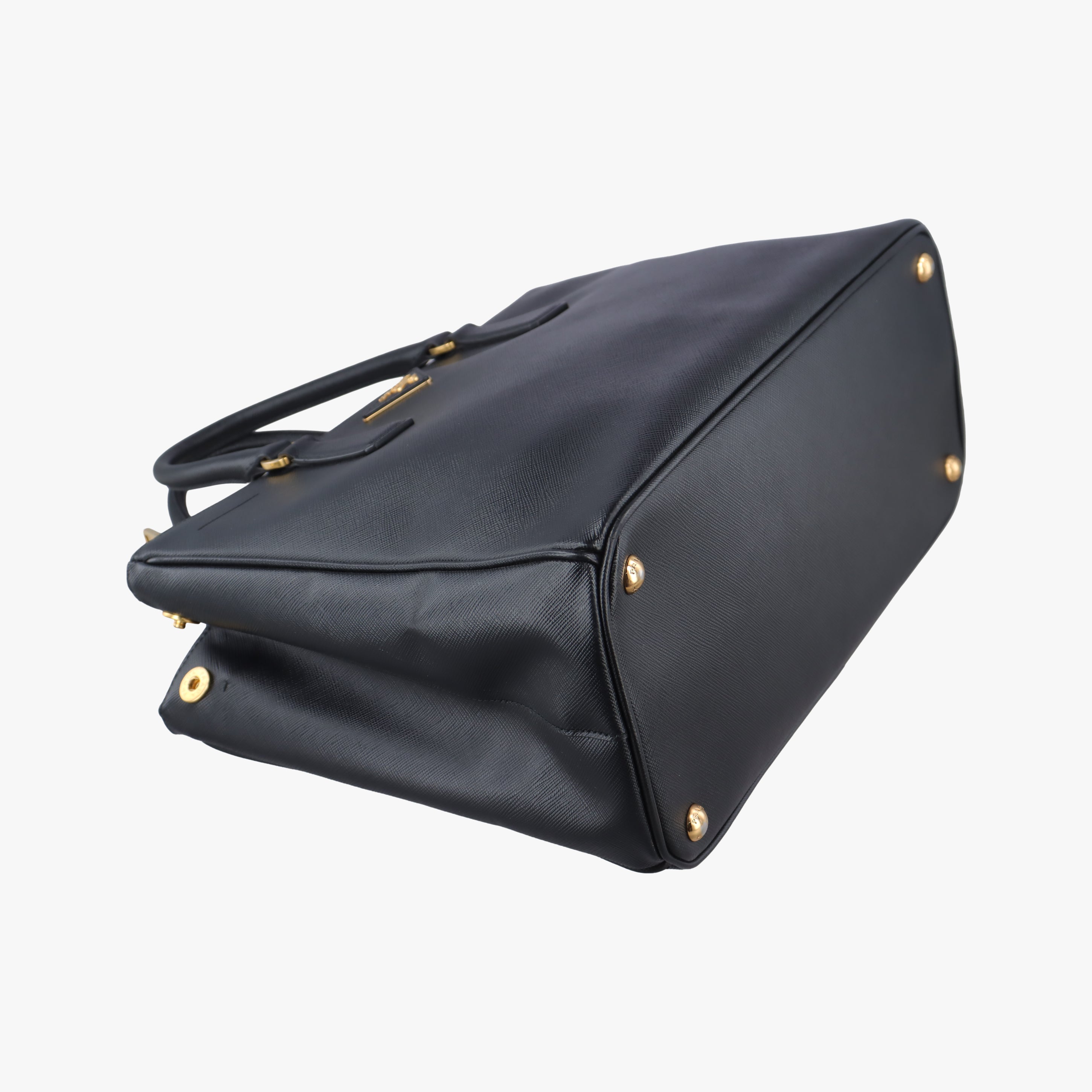 Pre-owned Prada Galleria Black SAFFIANO Leather BN1786 handbag | stylenewstar