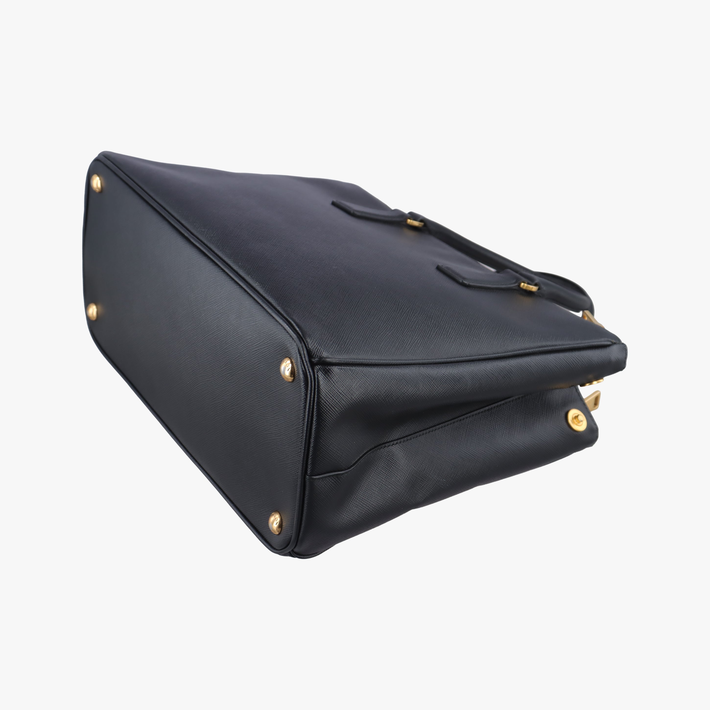 Pre-owned Prada Galleria Black SAFFIANO Leather BN1786 handbag | stylenewstar