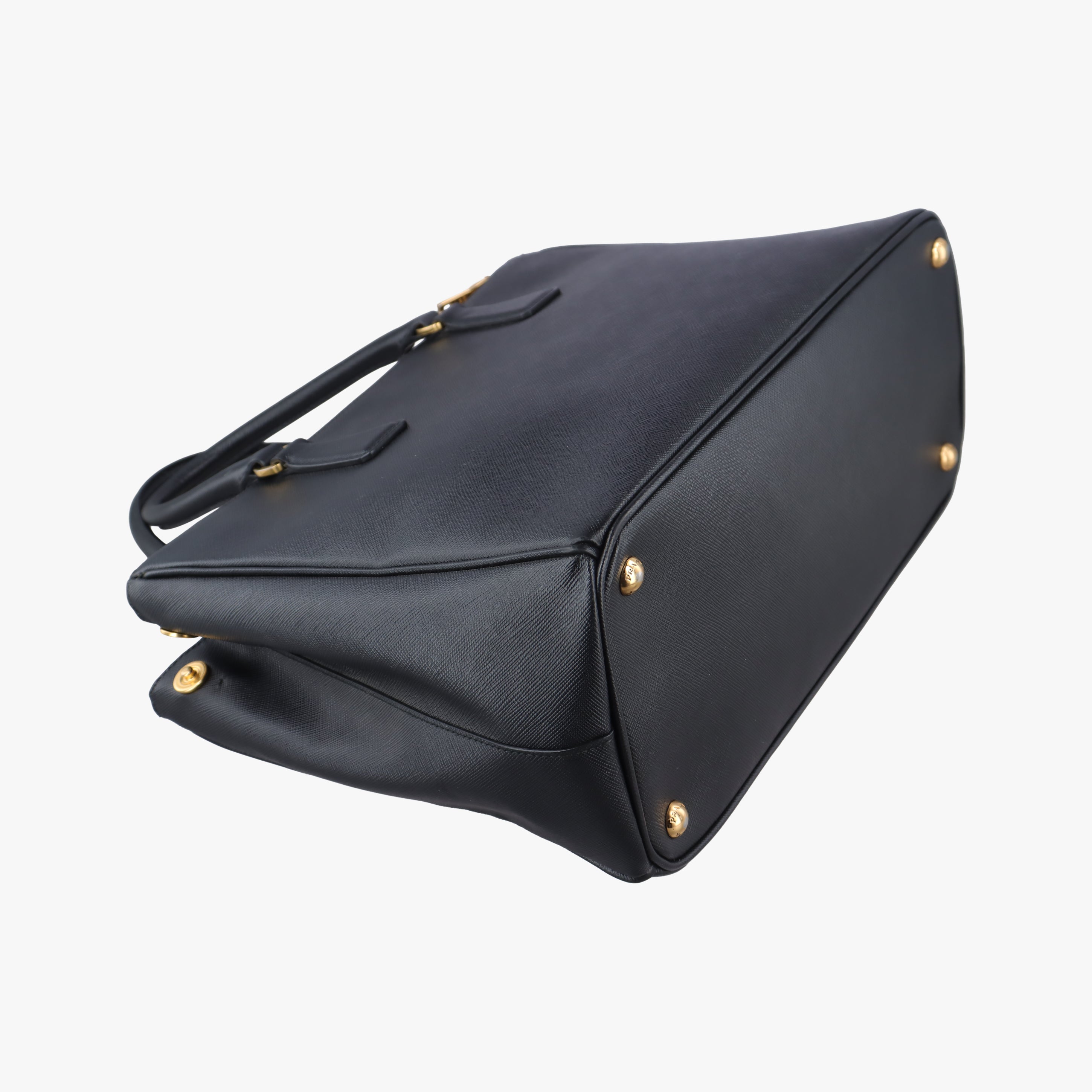 Pre-owned Prada Galleria Black SAFFIANO Leather BN1786 handbag | stylenewstar