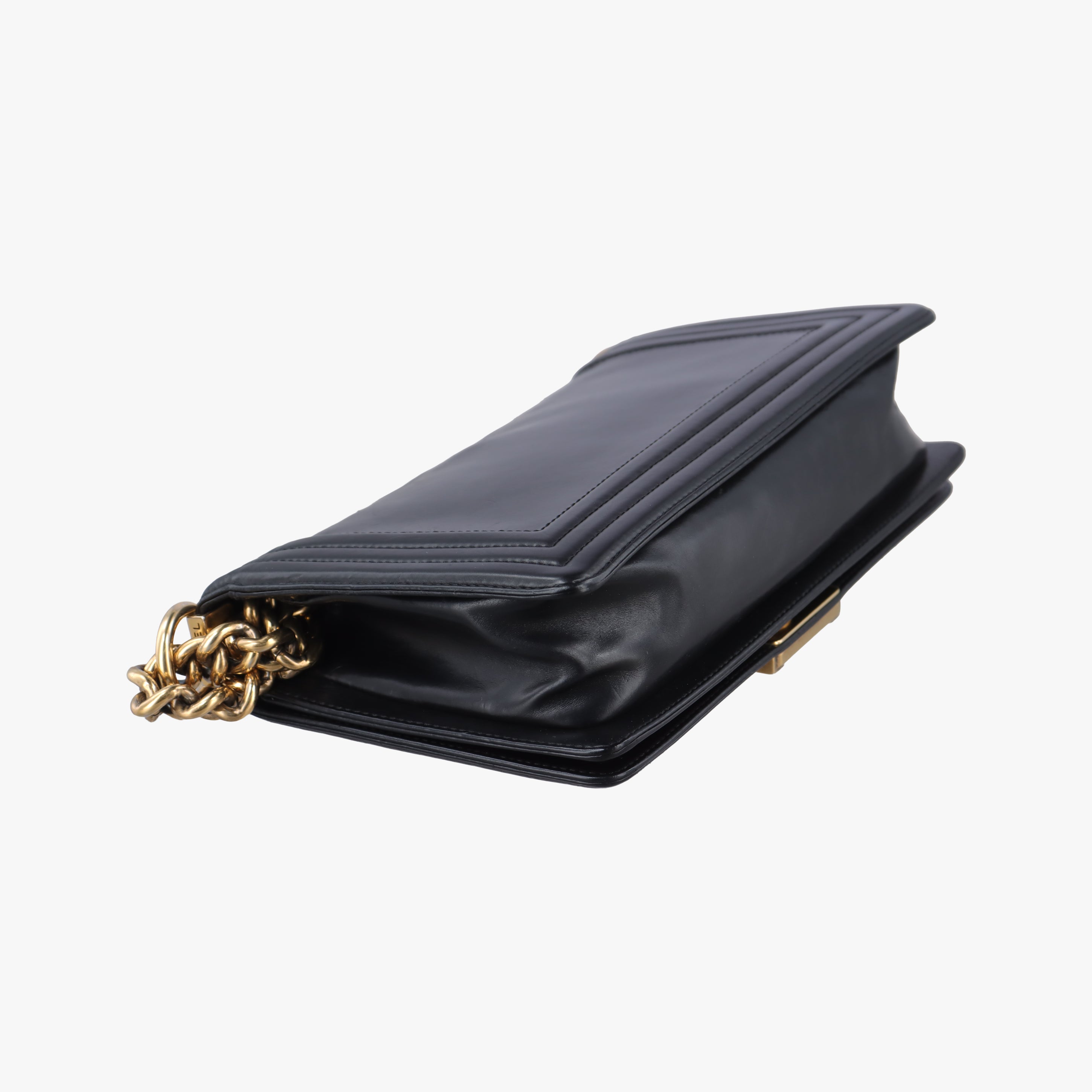 Pre-owned Chanel BOY CHANEL Black Leather A66713 shoulderbag | stylenewstar