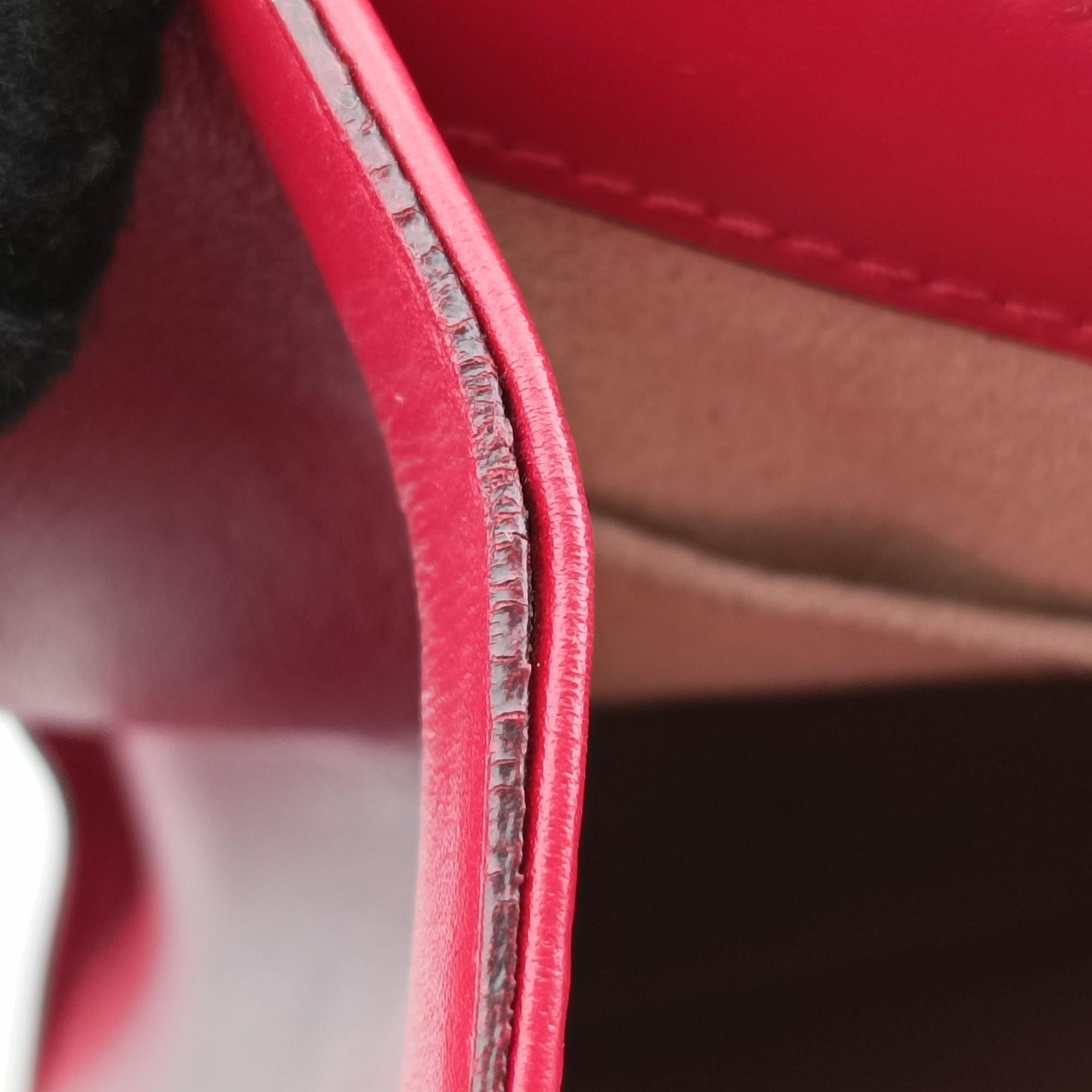 Pre-owned Gucci Queen Margaret White×Red×Blue×Pink Leather 476541 shoulderbag | stylenewstar