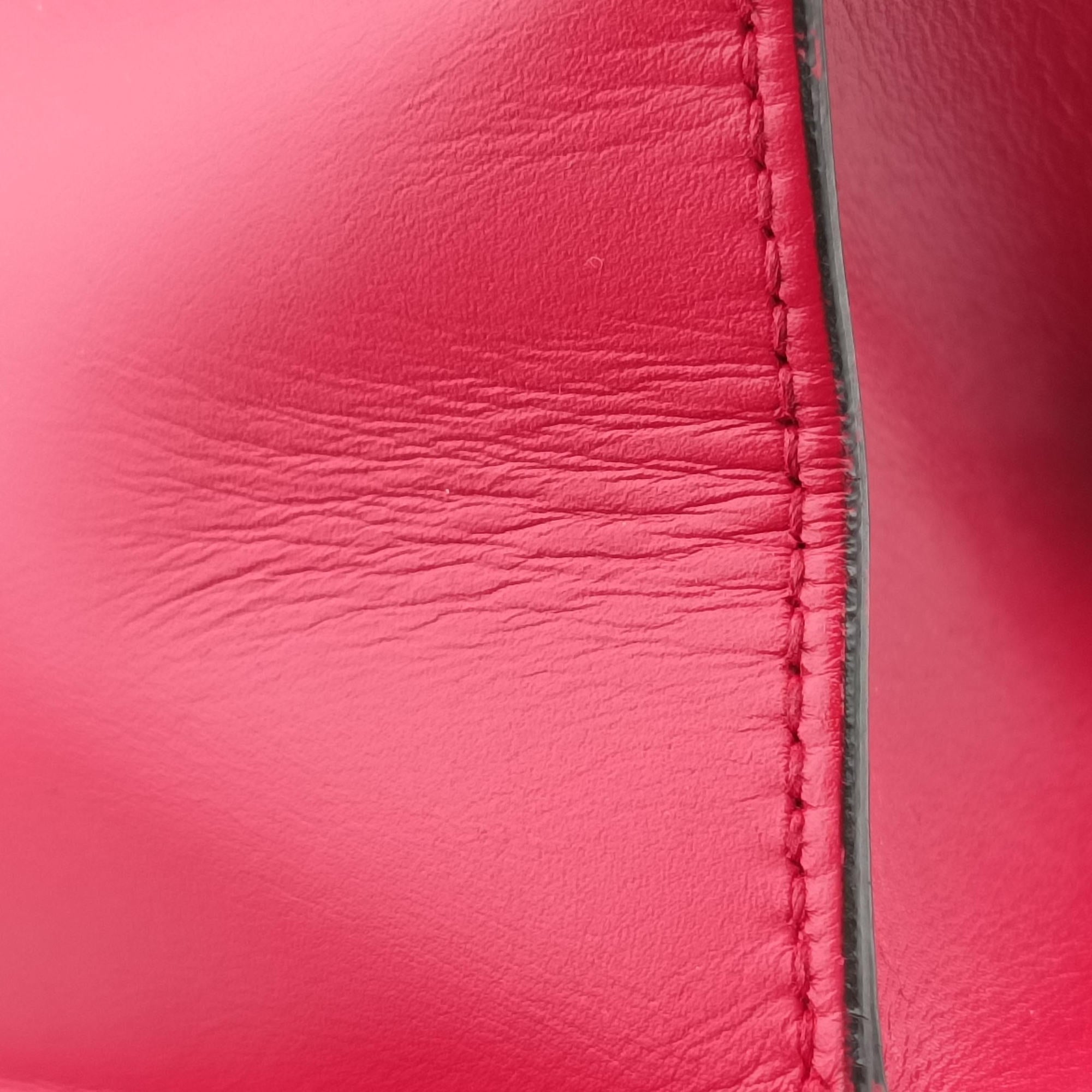Pre-owned Gucci Queen Margaret White×Red×Blue×Pink Leather 476541 shoulderbag | stylenewstar