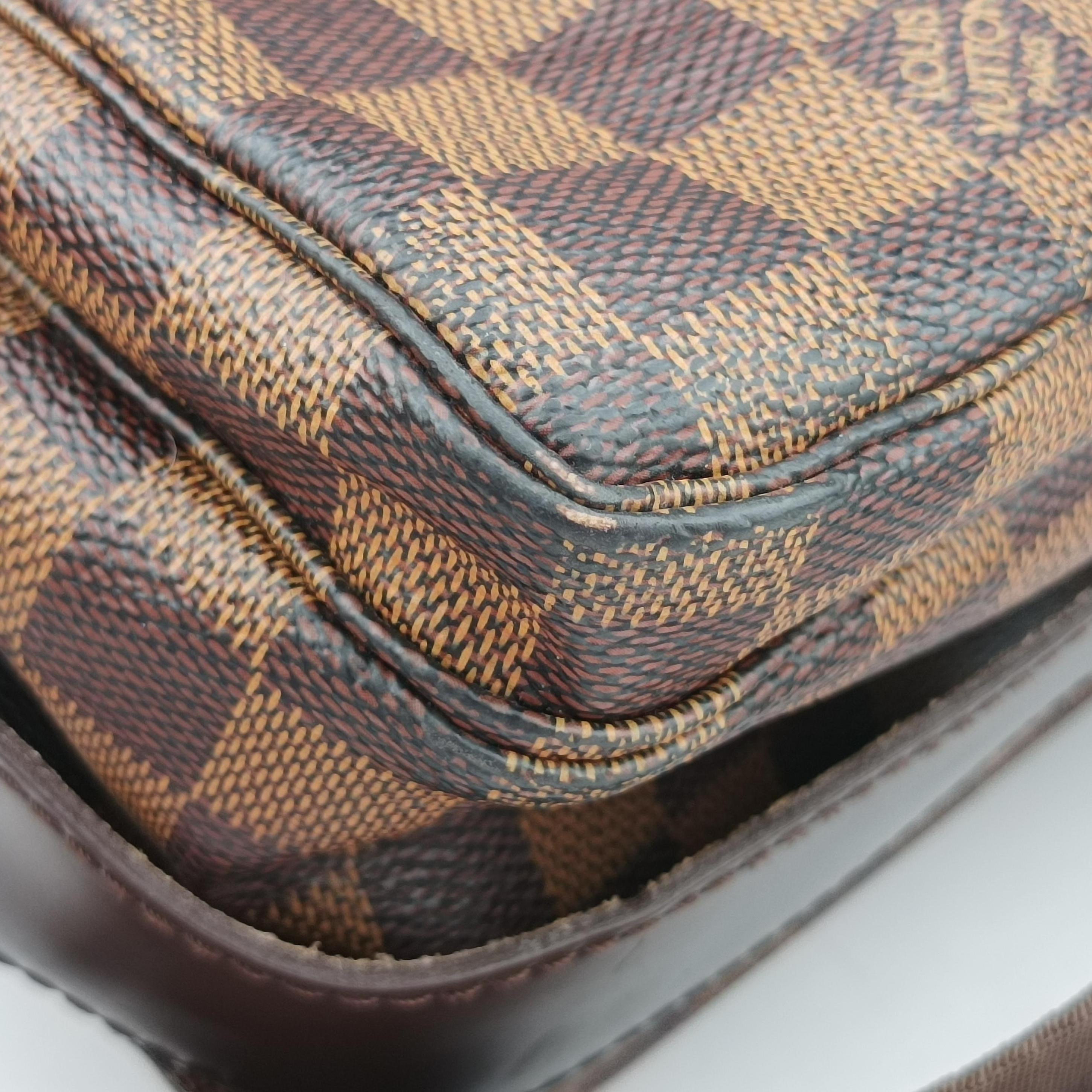 Pre-owned Louis Vuitton NAVIGLIO EBENE Damier Canvas N45255 shoulderbag | stylenewstar