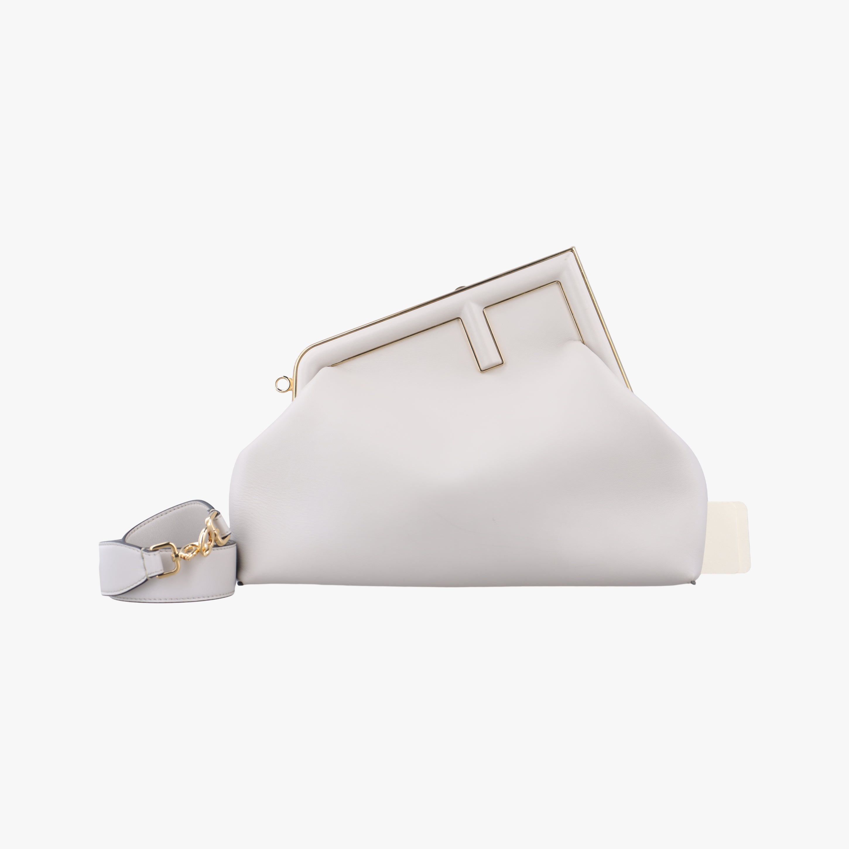 Pre-owned Fendi First Grey Leather 8BP127 shoulderbag | stylenewstar