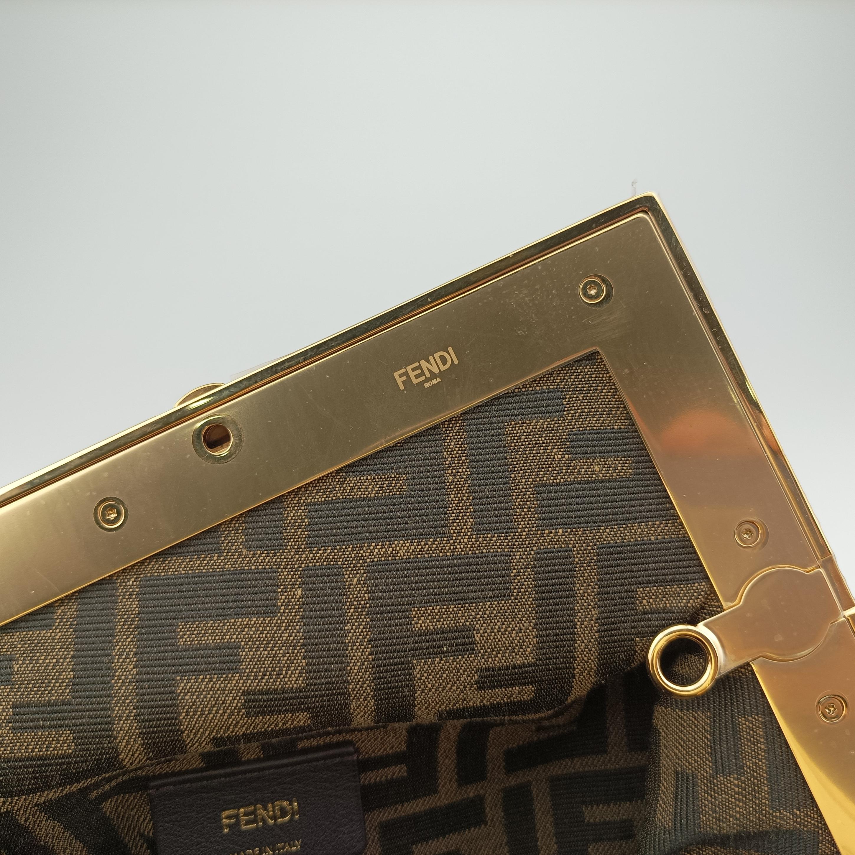 Pre-owned Fendi First Grey Leather 8BP127 shoulderbag | stylenewstar