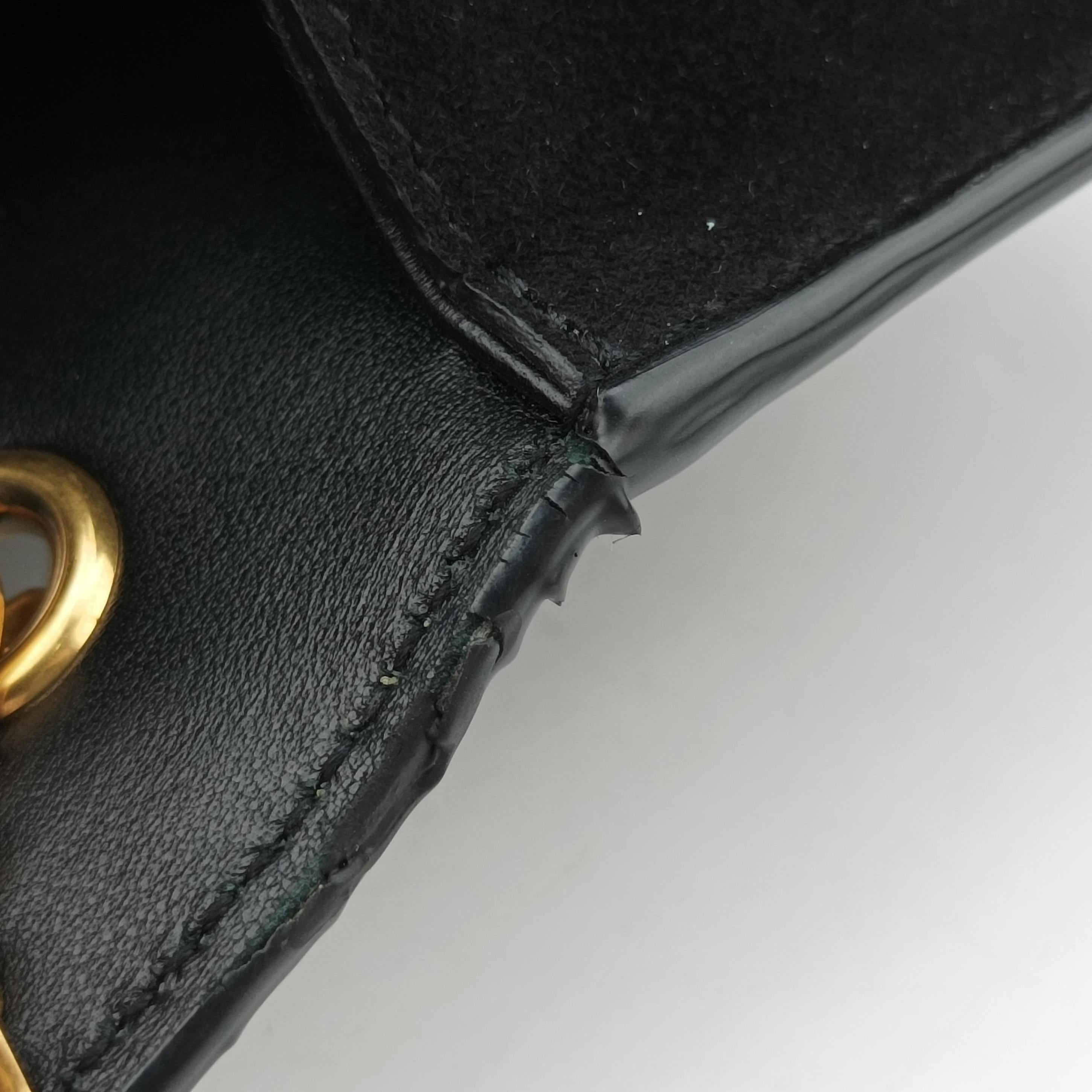 Pre-owned Yves Saint Laurent KATE Black×Multicolour Suede 455263 shoulderbag | stylenewstar