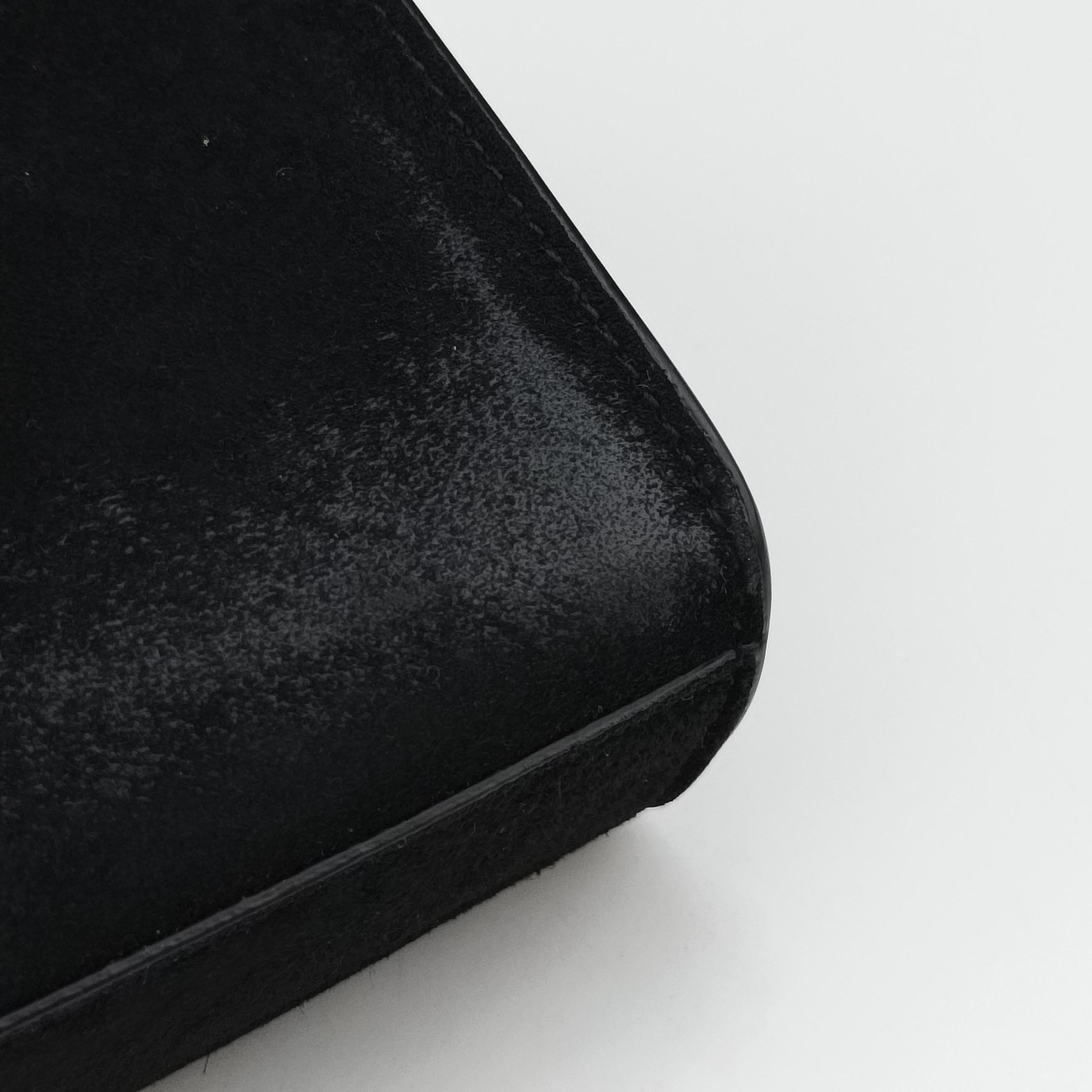 Pre-owned Yves Saint Laurent KATE Black×Multicolour Suede 455263 shoulderbag | stylenewstar