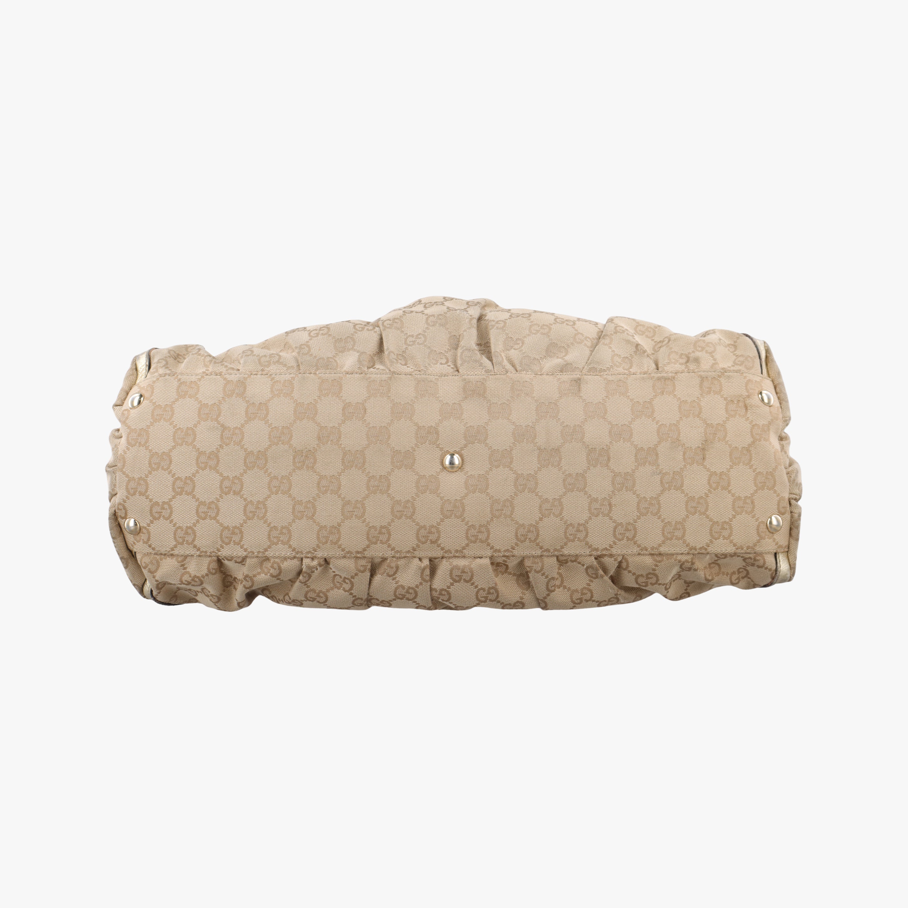 Secondhand Gucci Abbey D-ring Hobo Beige canvas 189835 handbag | stylenewstar