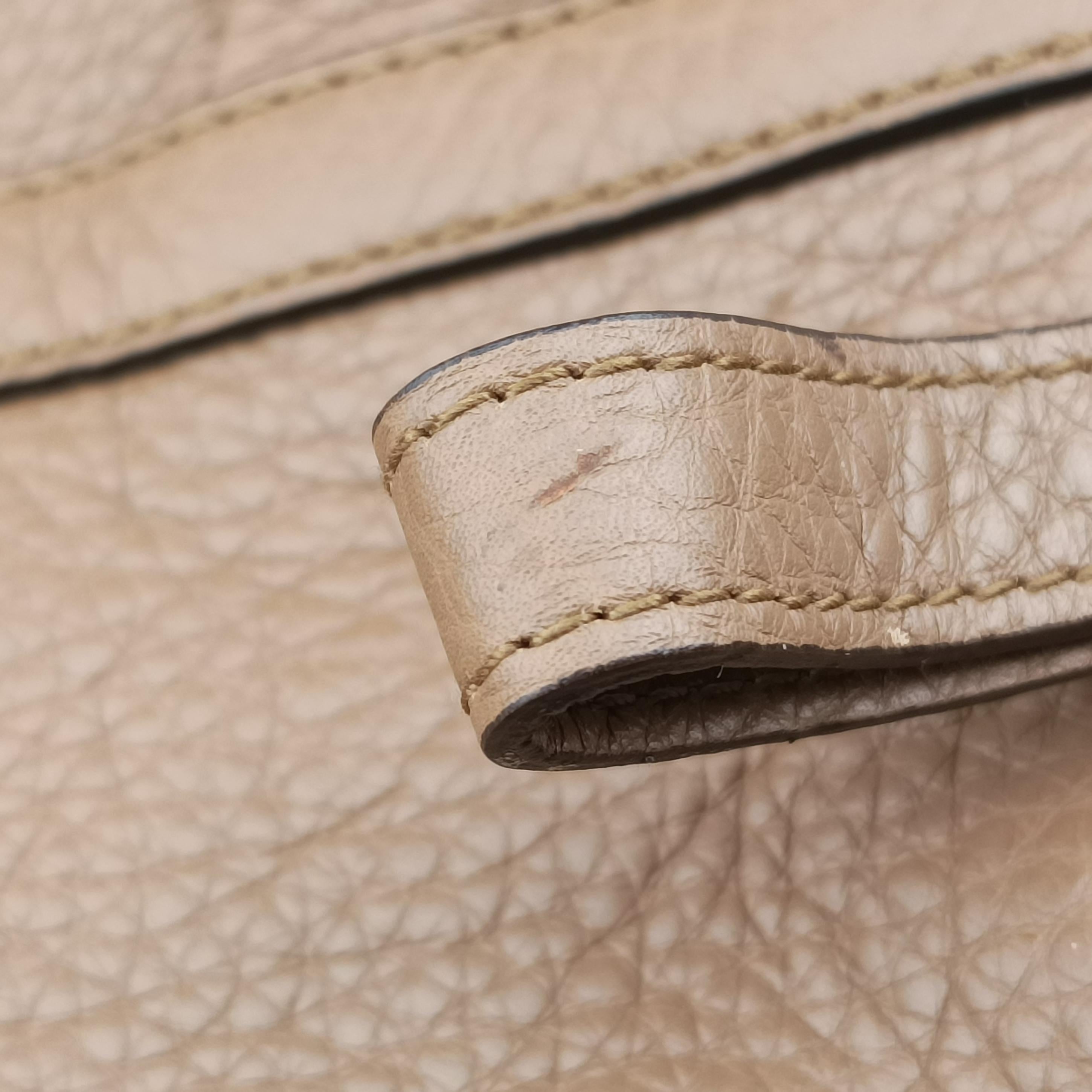 Pre-owned Gucci Icon Bit Brown Leather 228584 shoulderbag | stylenewstar