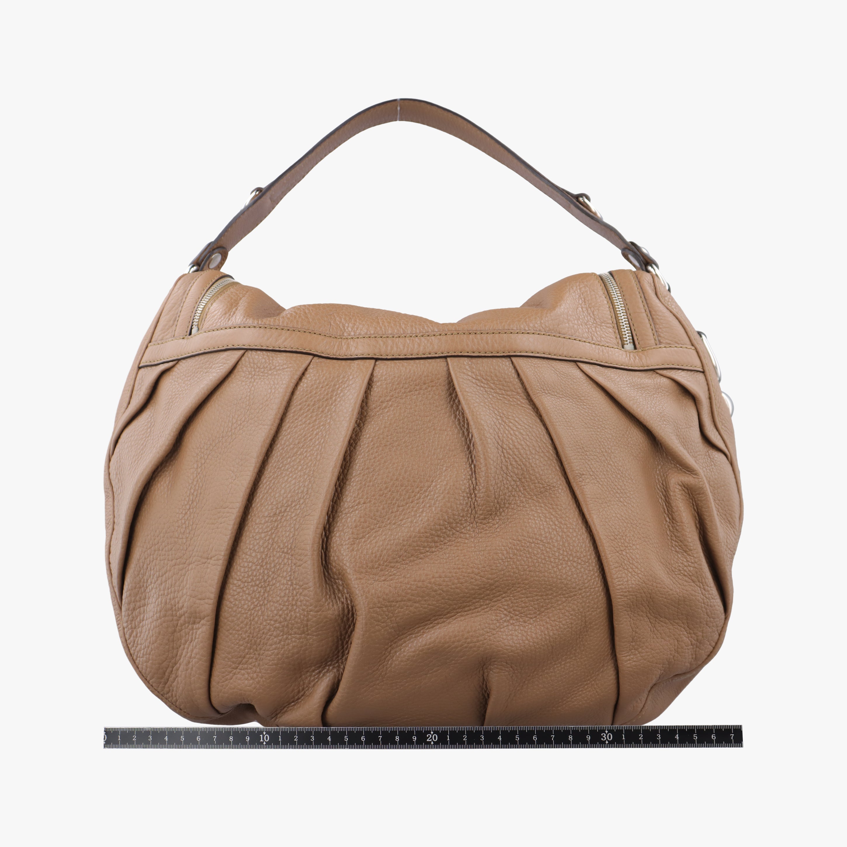 Pre-owned Gucci Icon Bit Brown Leather 228584 shoulderbag | stylenewstar