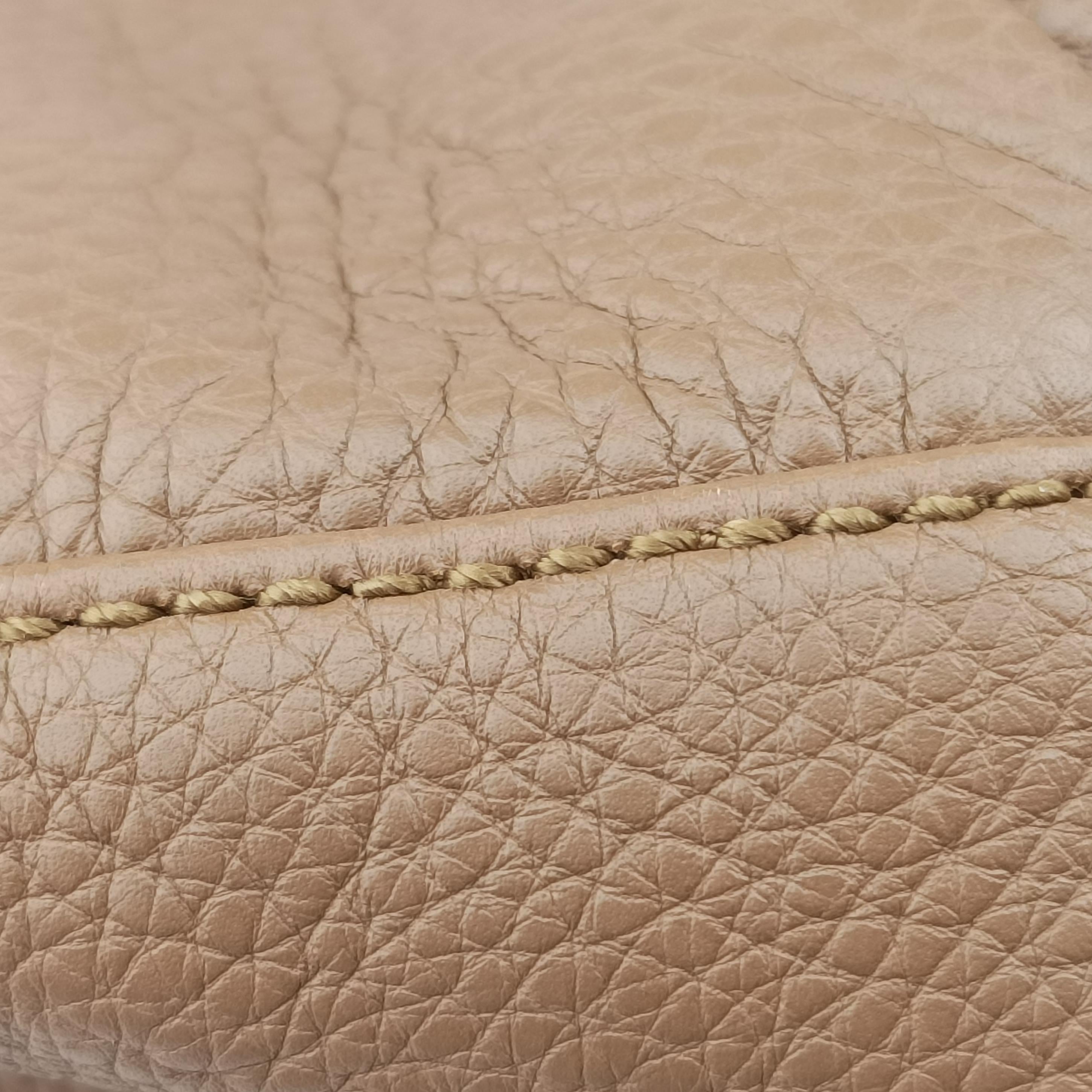 Pre-owned Gucci Icon Bit Brown Leather 228584 shoulderbag | stylenewstar