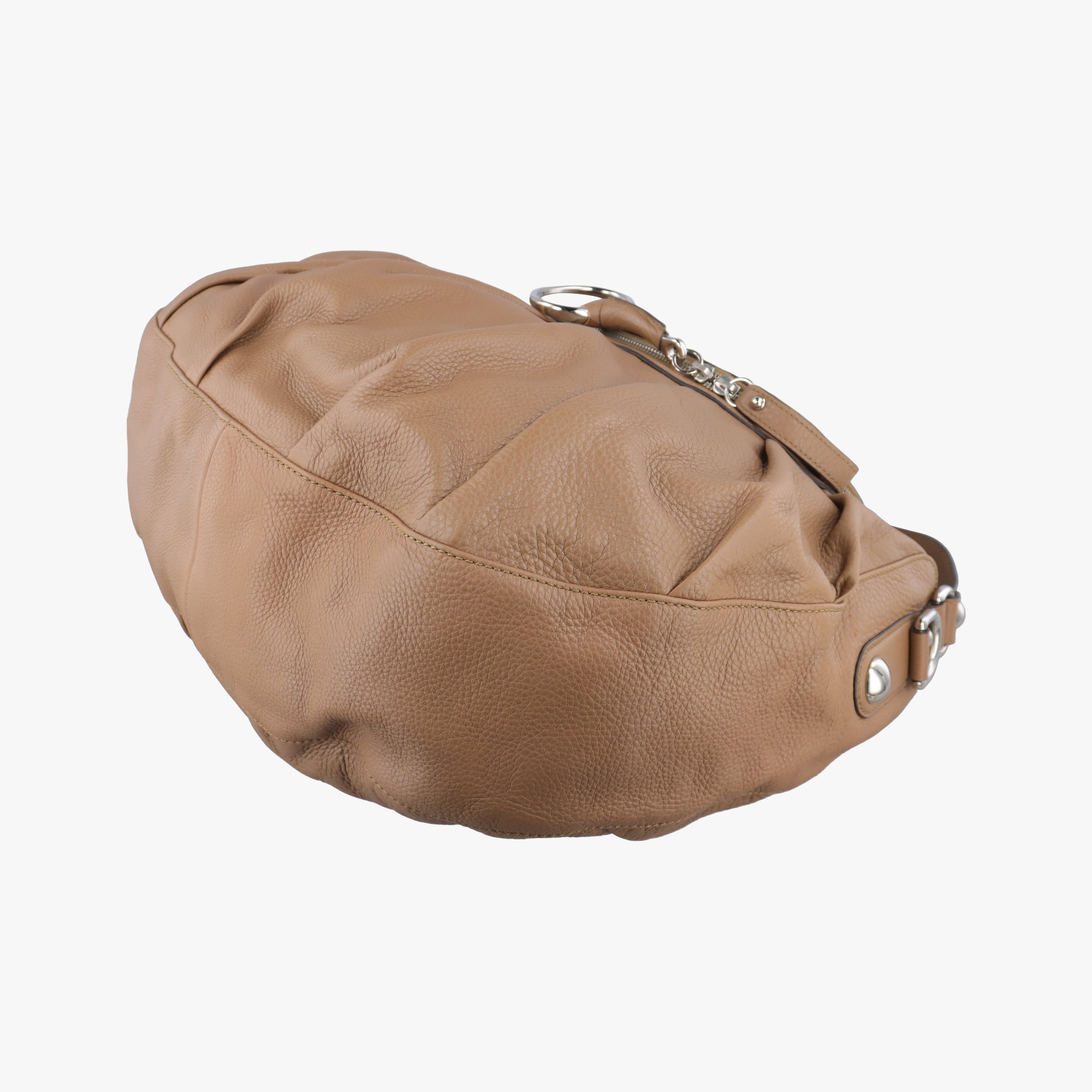 Pre-owned Gucci Icon Bit Brown Leather 228584 shoulderbag | stylenewstar