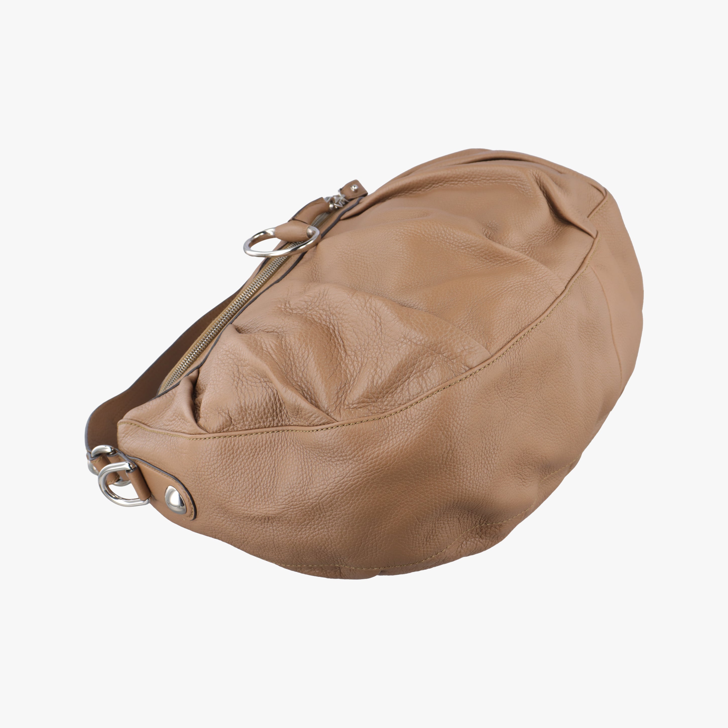 Pre-owned Gucci Icon Bit Brown Leather 228584 shoulderbag | stylenewstar