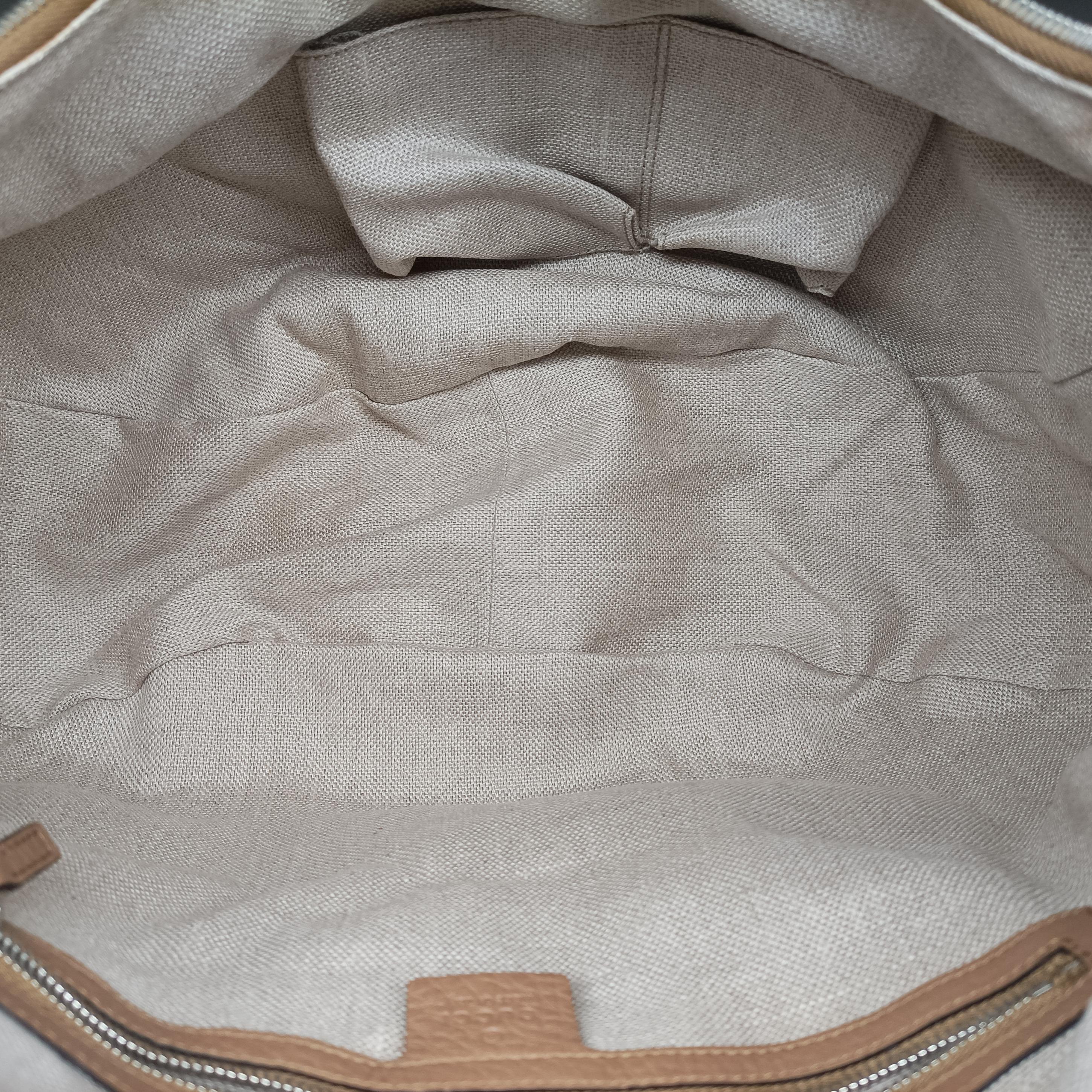 Pre-owned Gucci Icon Bit Brown Leather 228584 shoulderbag | stylenewstar