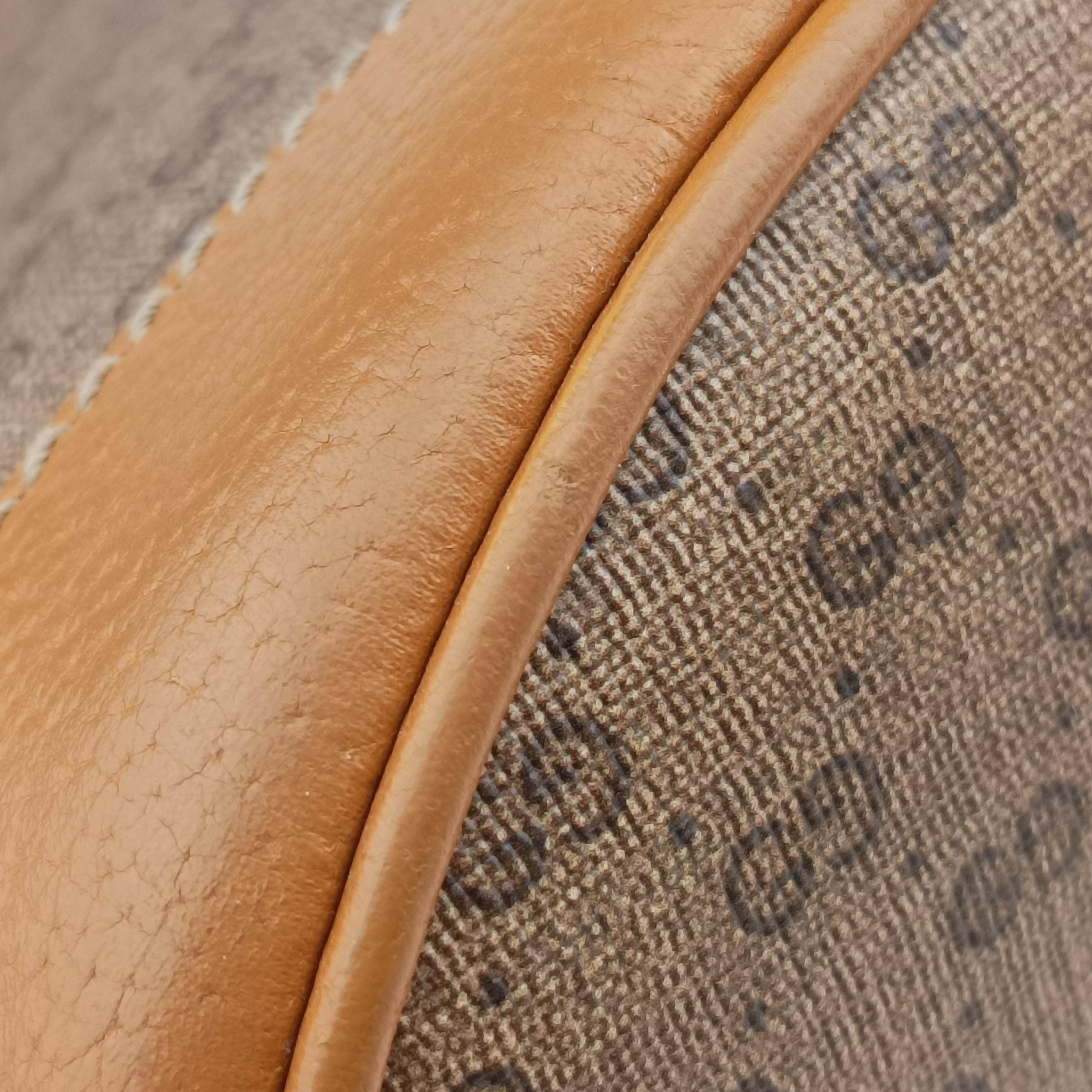 Pre-owned Gucci Micro GG/Small Bucket Bag Brown×multicolor PVC coated canvas 602691 shoulderbag | stylenewstar