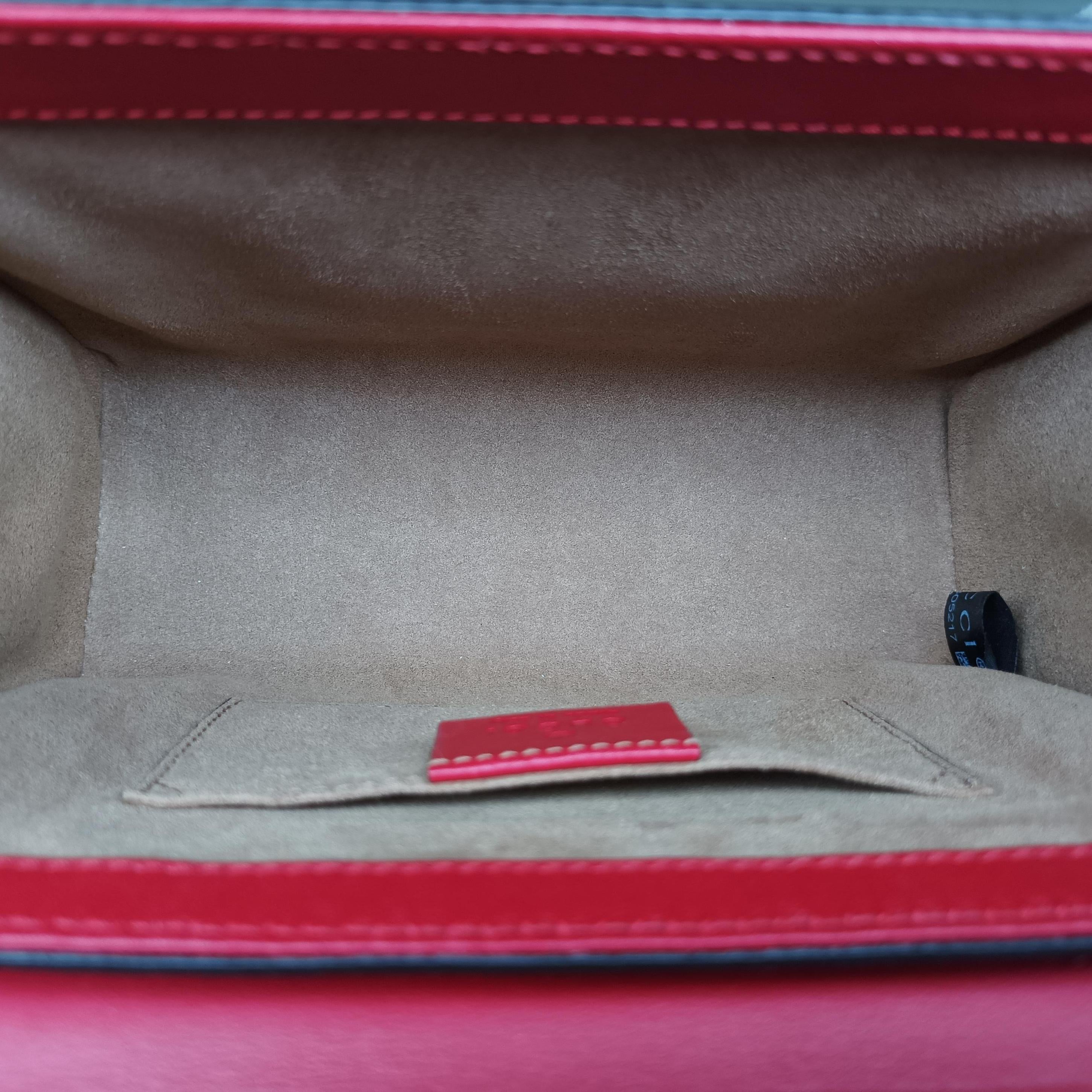 Vintage Gucci Padlock beige×red×pink PVC coated canvas×Leather 409487 shoulderbag | stylenewstar