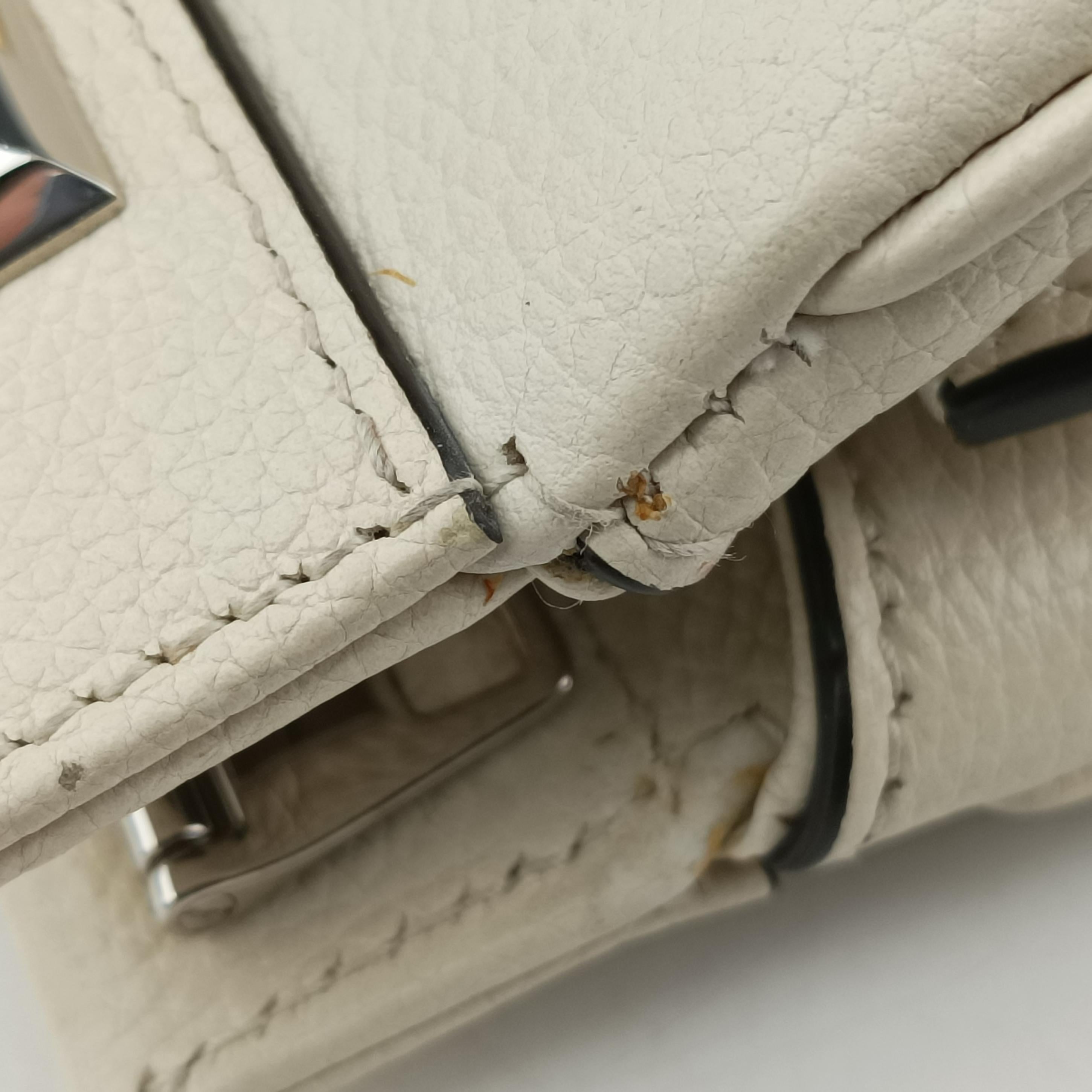 Pre-owned Gucci Zumi White Leather 569712 shoulderbag | stylenewstar