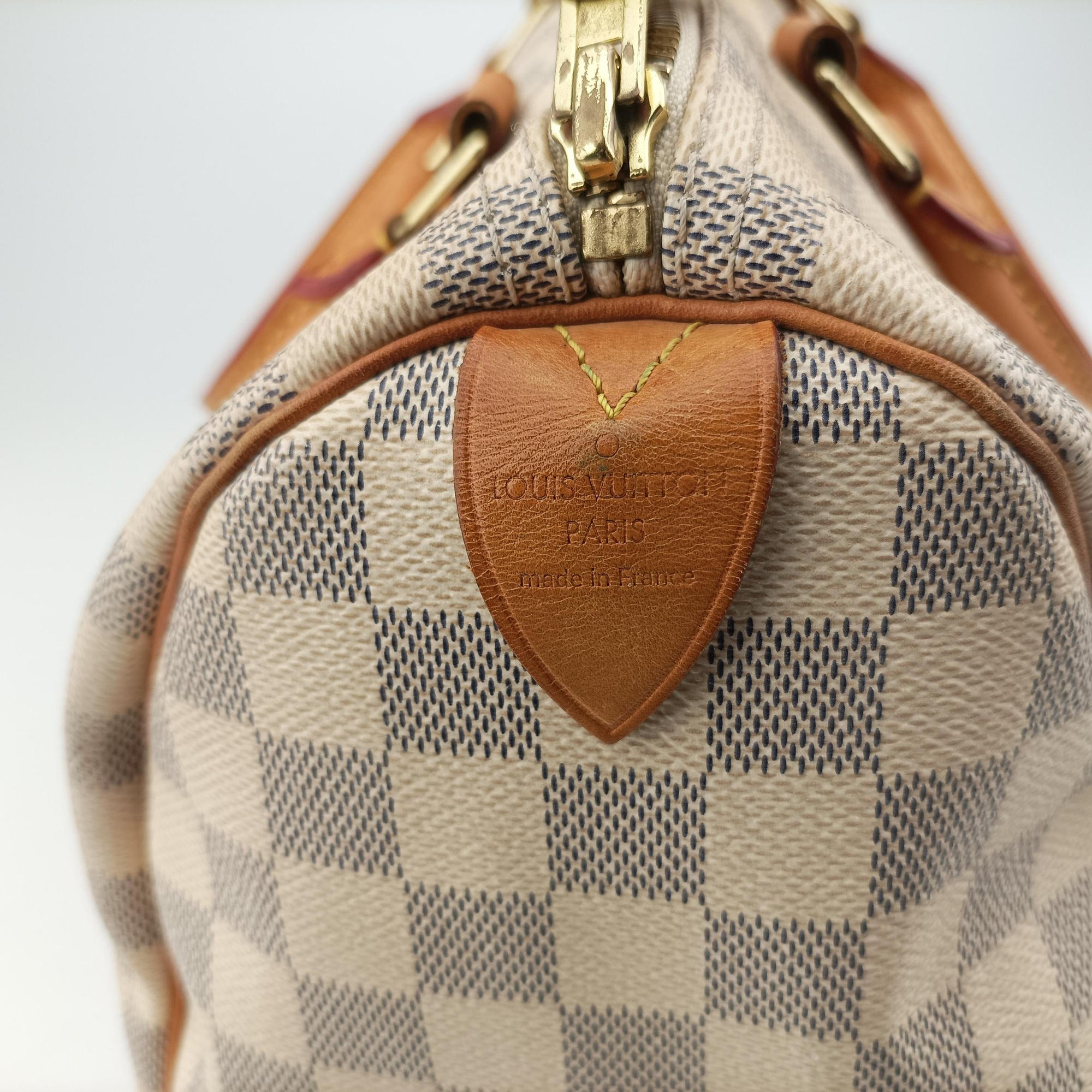 Secondhand Louis Vuitton Speedy 30 AZUR Damier Canvas N41533 handbag | stylenewstar