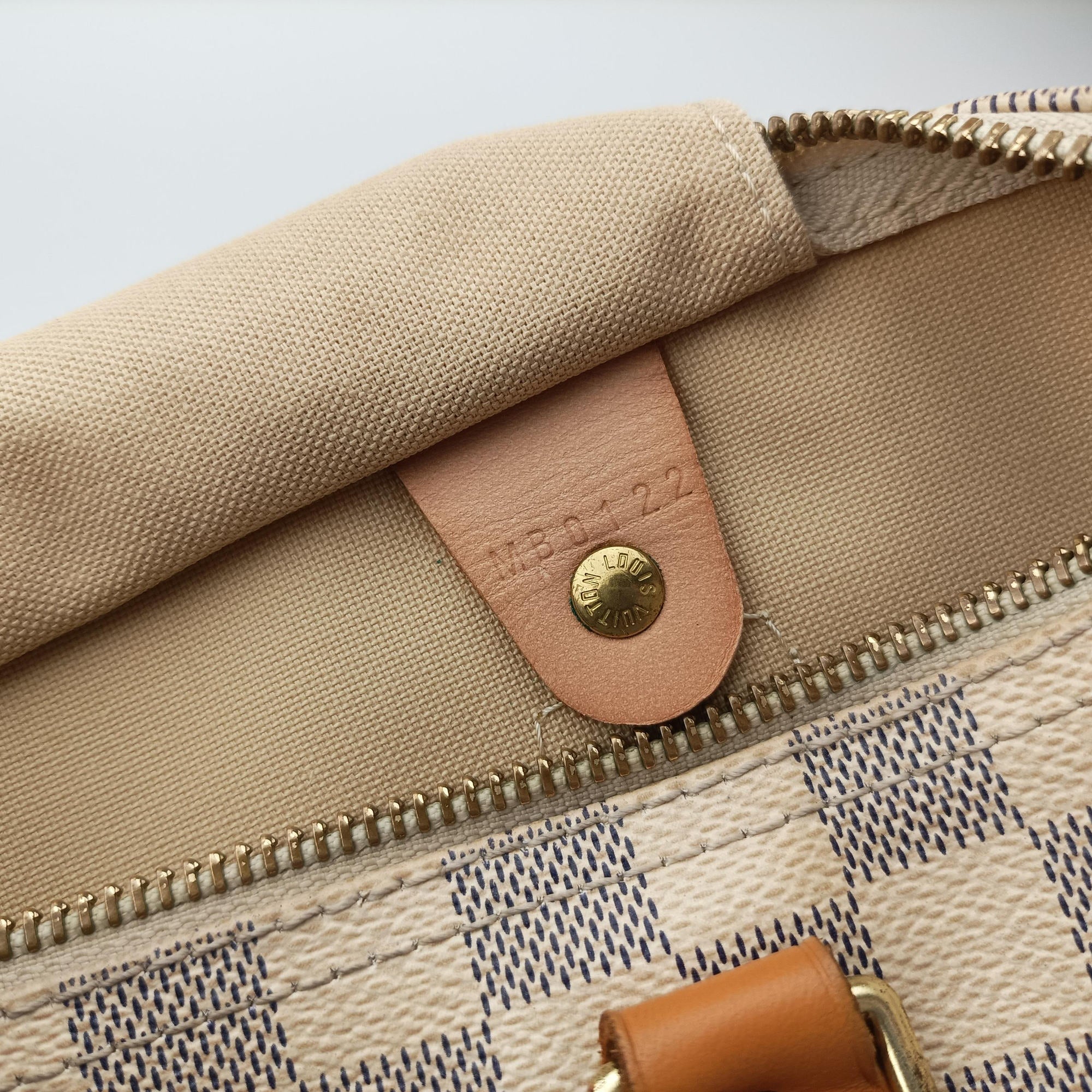 Secondhand Louis Vuitton Speedy 30 AZUR Damier Canvas N41533 handbag | stylenewstar