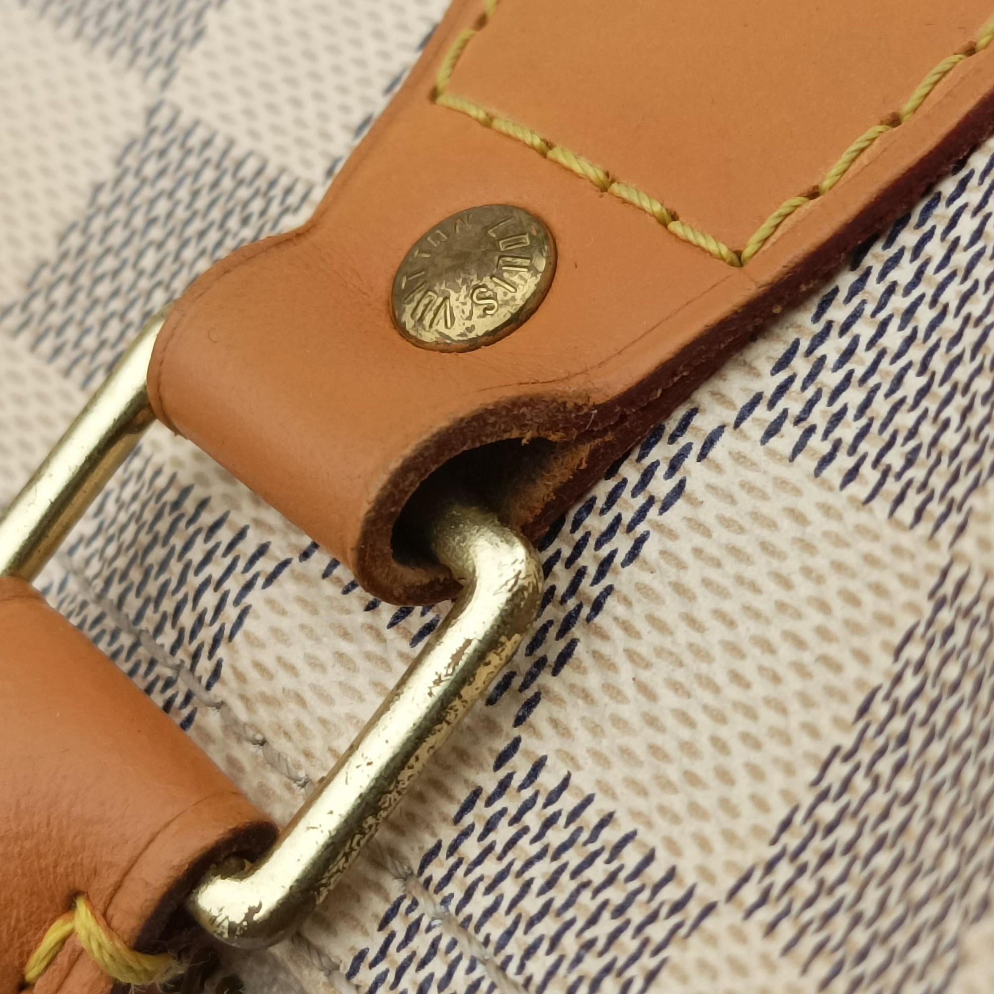 Secondhand Louis Vuitton Speedy 30 AZUR Damier Canvas N41533 handbag | stylenewstar