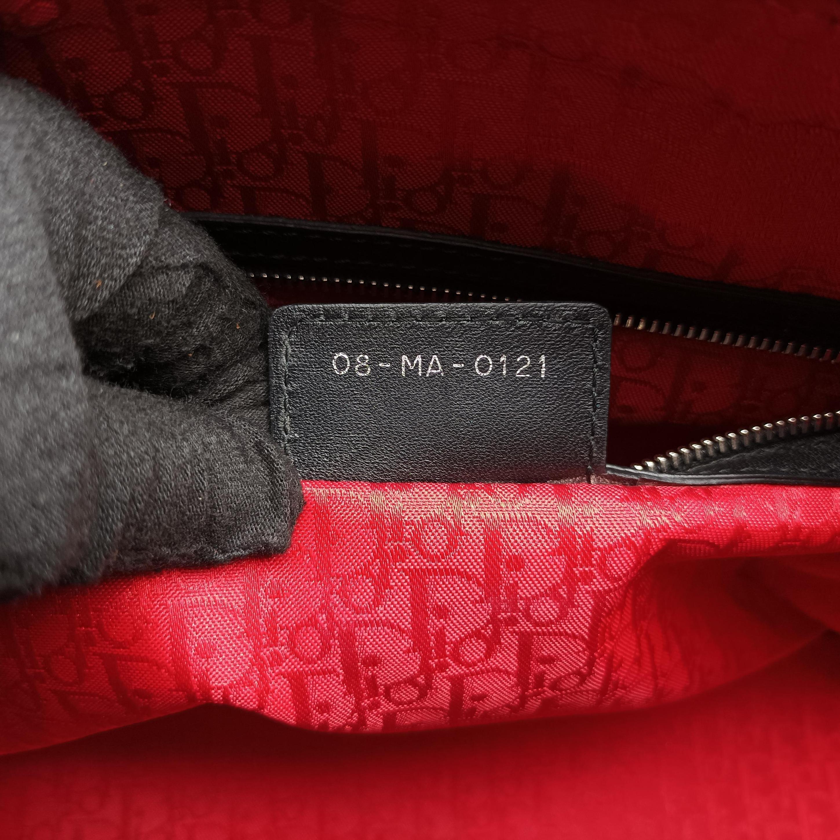 Pre-owned Christian Dior Lady Dior Black lambskin  handbag | stylenewstar