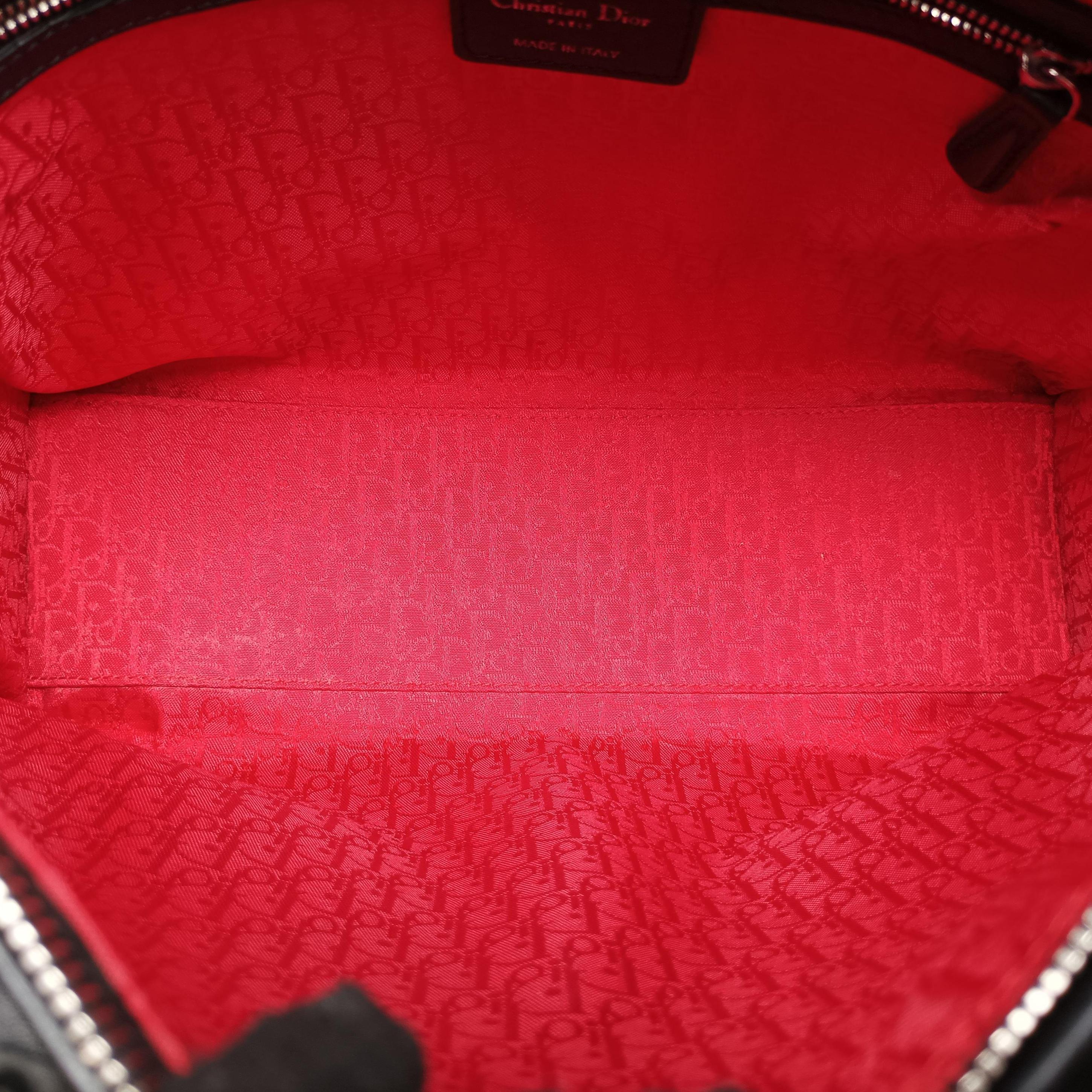 Pre-owned Christian Dior Lady Dior Black lambskin  handbag | stylenewstar