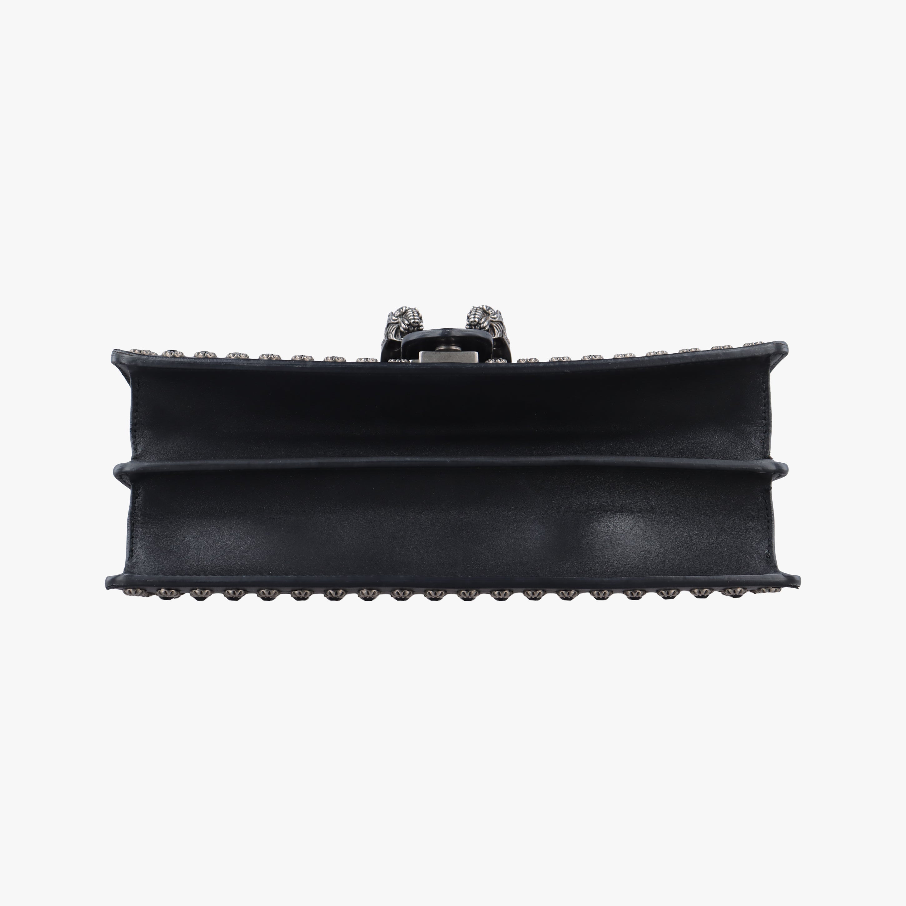 Pre-owned Gucci Dionysus Black Leather 400249 shoulderbag | stylenewstar