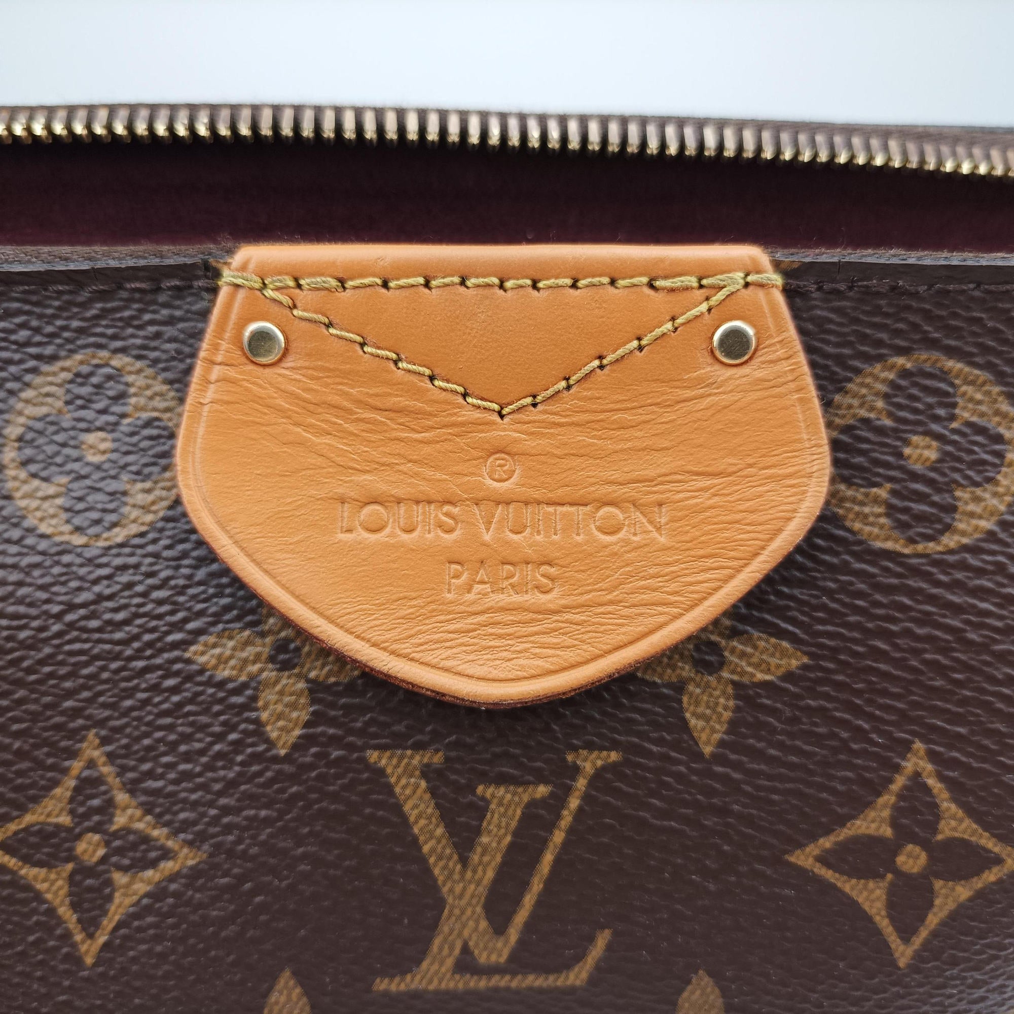 Pre-owned Louis Vuitton Marais MM brown×beige Monogram Canvas M41070 shoulderbag | stylenewstar