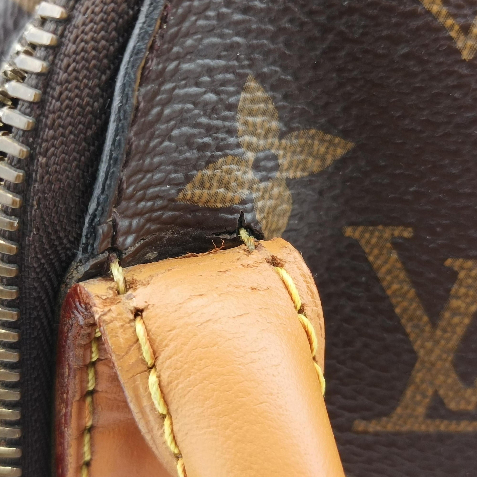 Pre-owned Louis Vuitton Marais MM brown×beige Monogram Canvas M41070 shoulderbag | stylenewstar