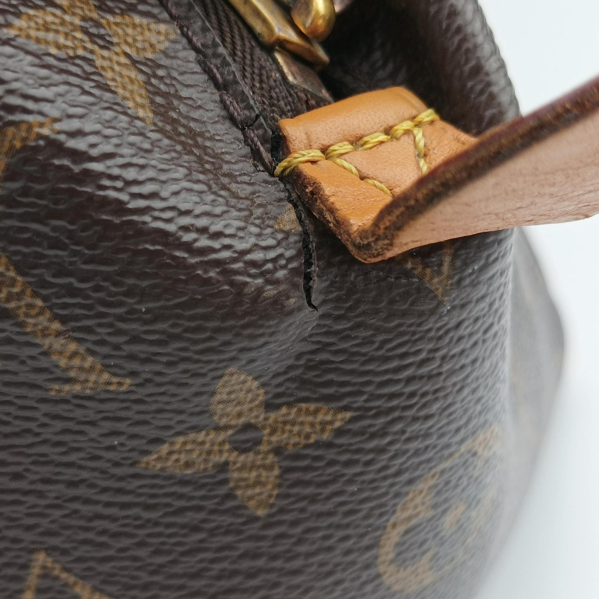 Pre-owned Louis Vuitton Marais MM brown×beige Monogram Canvas M41070 shoulderbag | stylenewstar