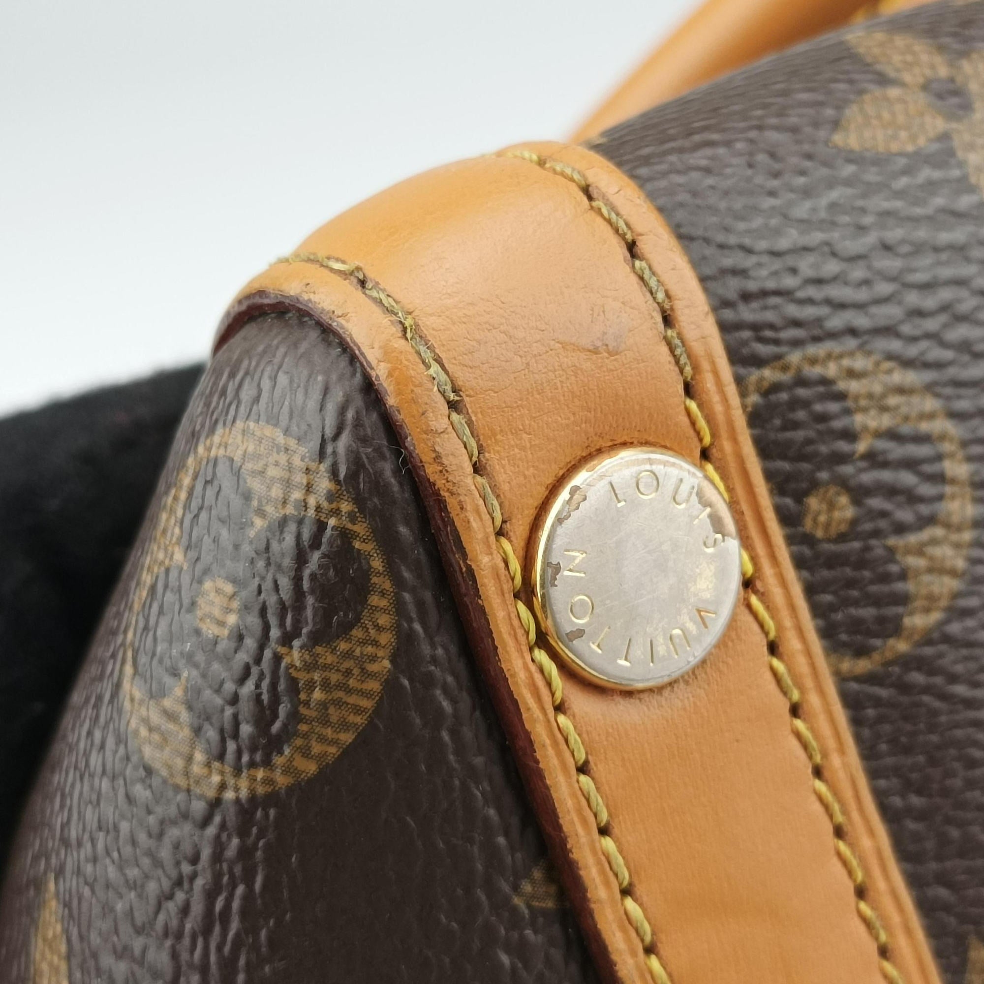 Pre-owned Louis Vuitton Marais MM brown×beige Monogram Canvas M41070 shoulderbag | stylenewstar