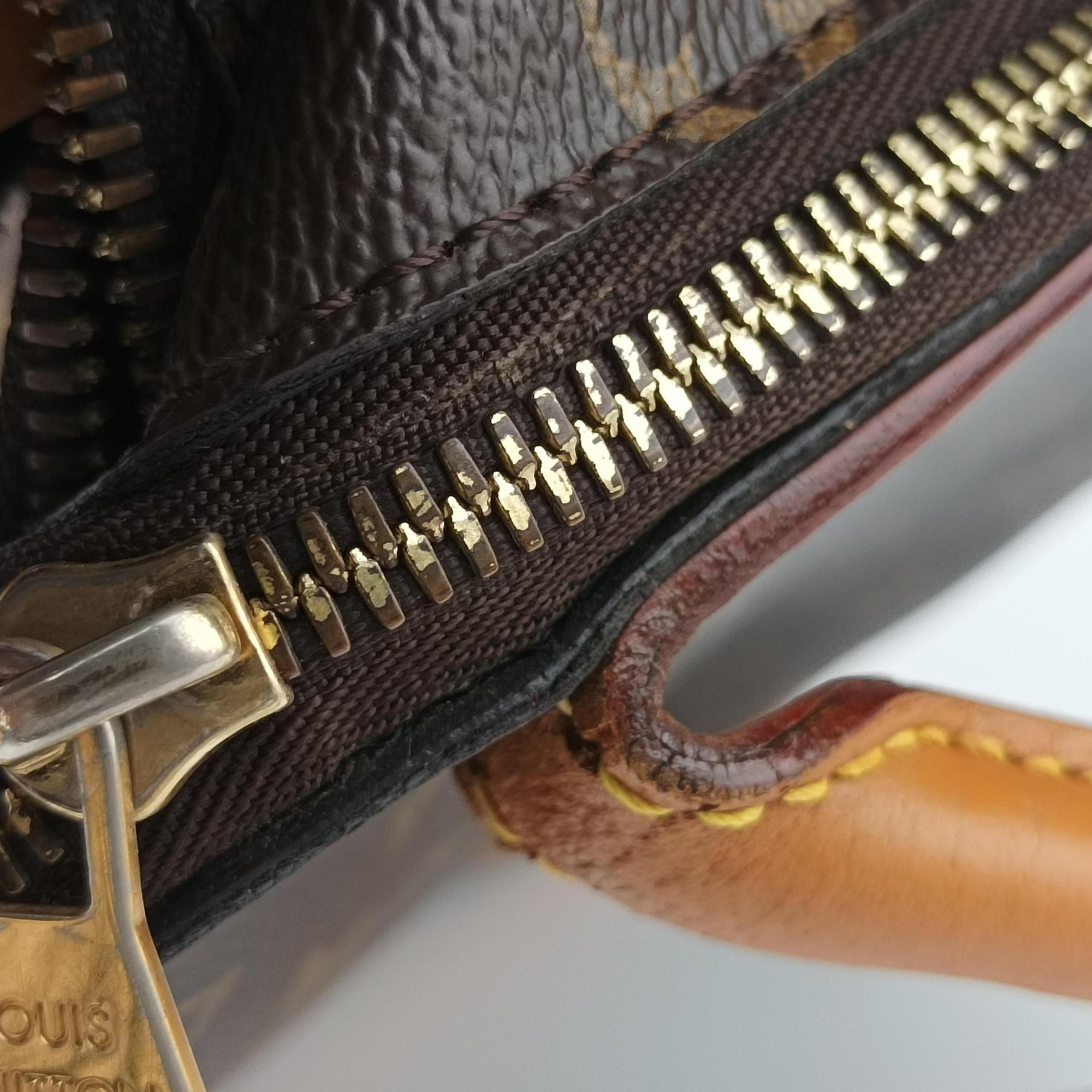 Pre-owned Louis Vuitton Marais MM brown×beige Monogram Canvas M41070 shoulderbag | stylenewstar