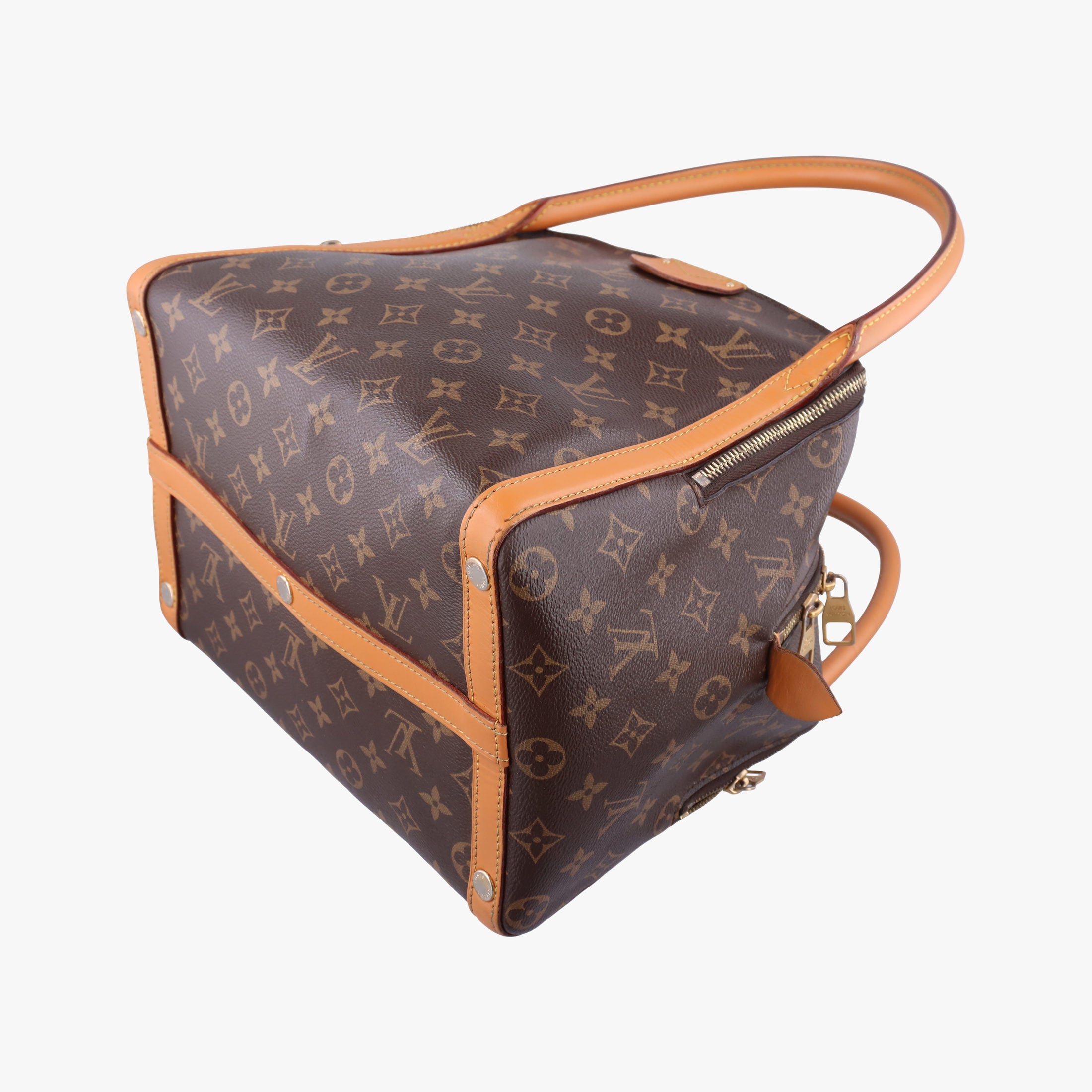 Pre-owned Louis Vuitton Marais MM brown×beige Monogram Canvas M41070 shoulderbag | stylenewstar