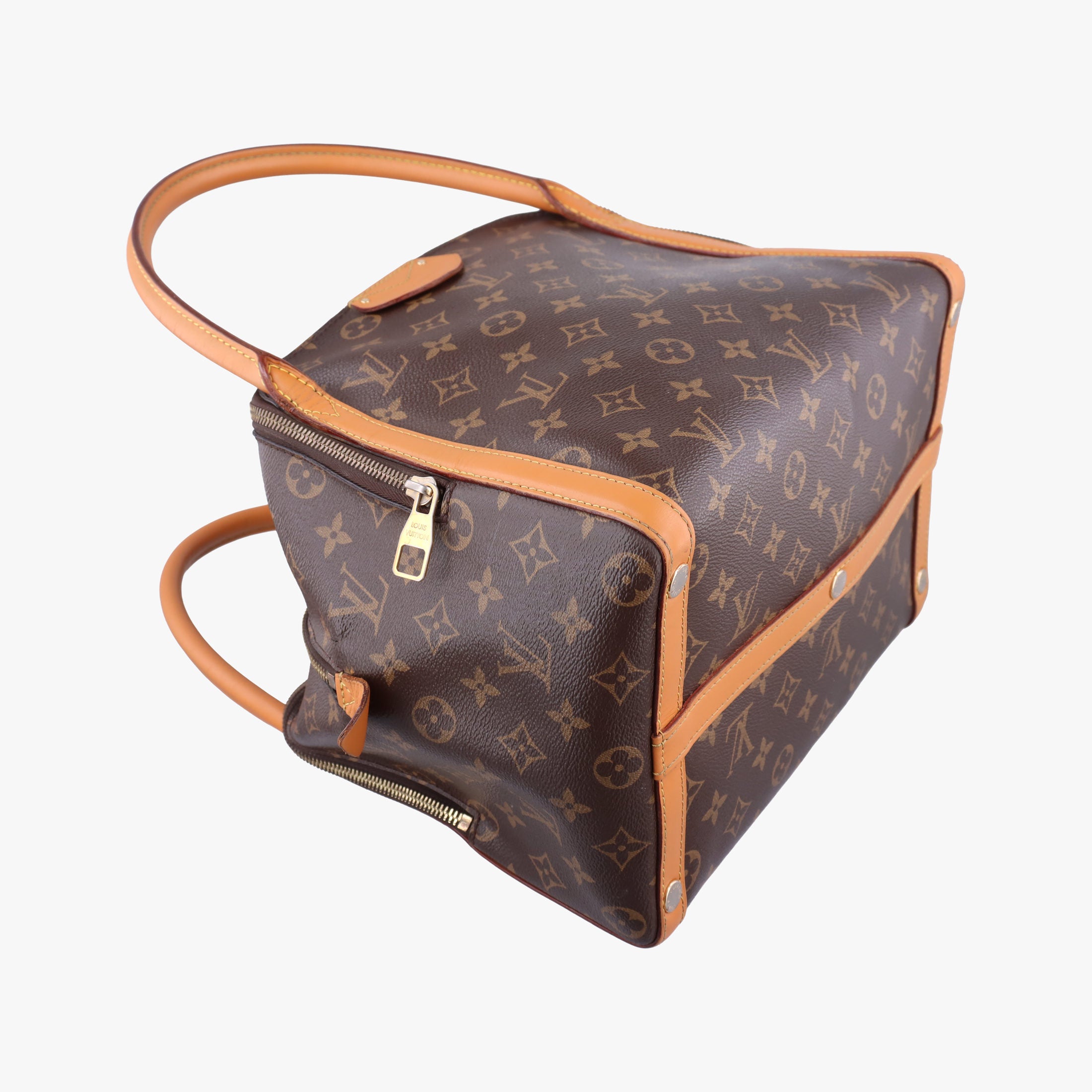 Pre-owned Louis Vuitton Marais MM brown×beige Monogram Canvas M41070 shoulderbag | stylenewstar