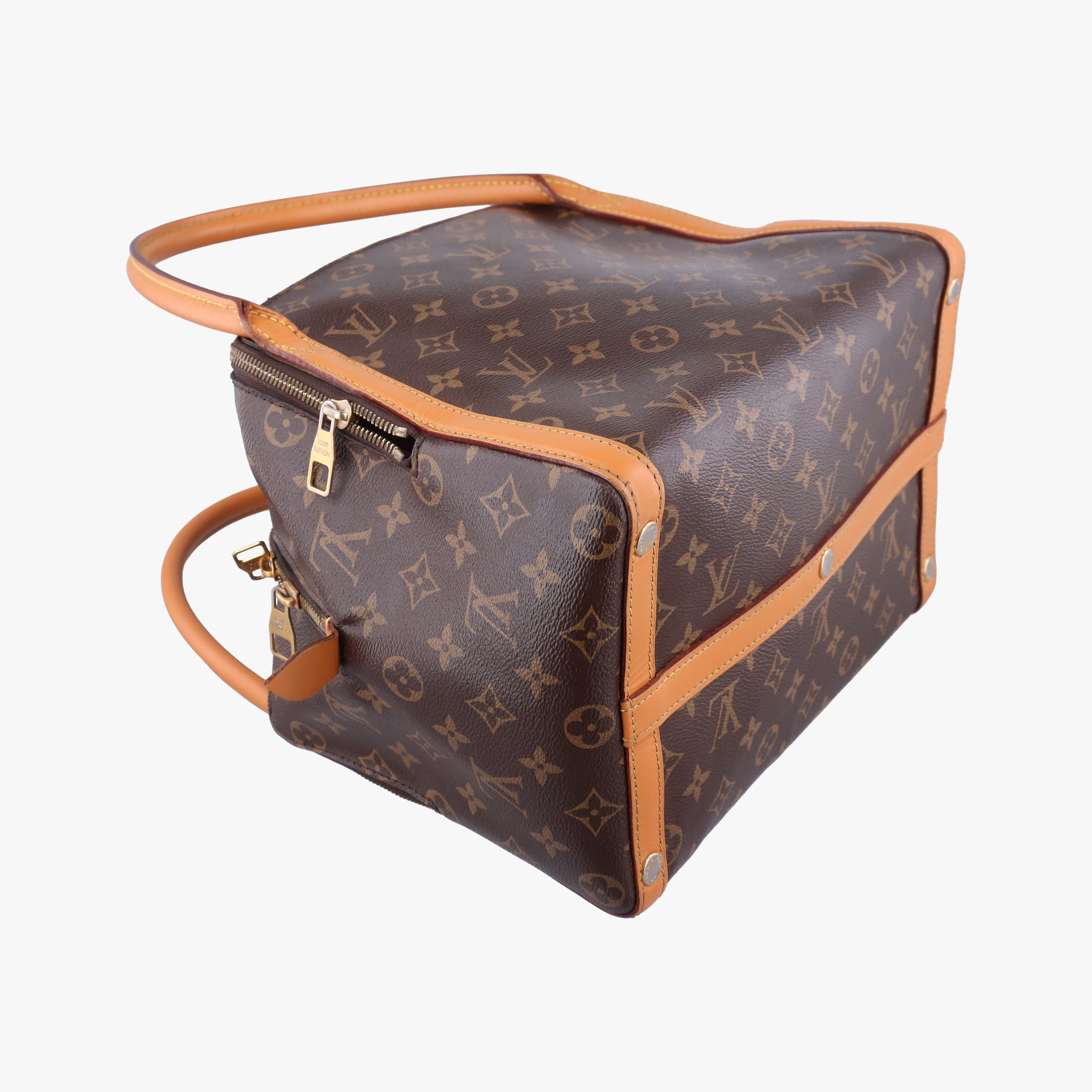 Pre-owned Louis Vuitton Marais MM brown×beige Monogram Canvas M41070 shoulderbag | stylenewstar