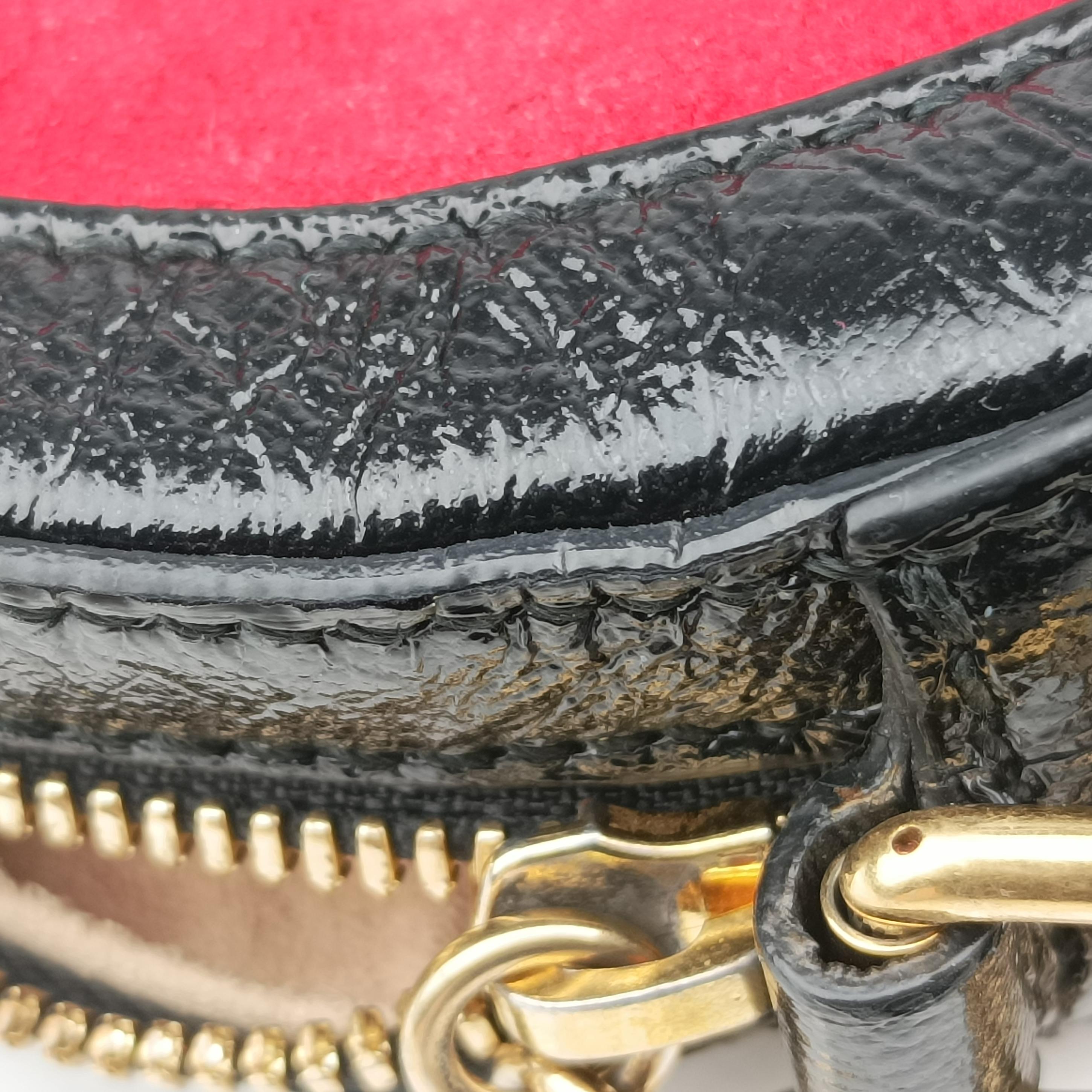 Secondhand Gucci Ophidia Red×black Suede×leather 550618 shoulderbag | stylenewstar