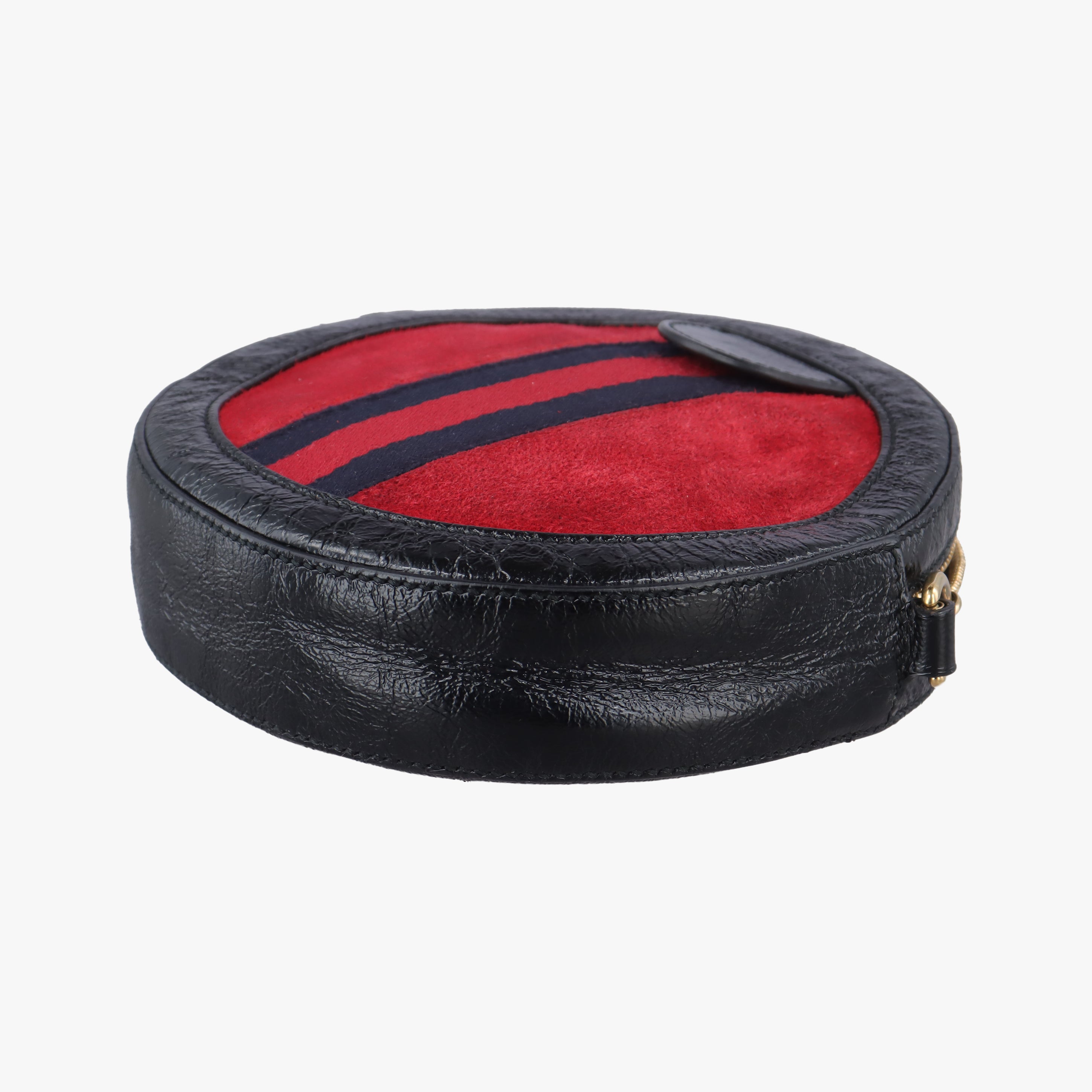 Secondhand Gucci Ophidia Red×black Suede×leather 550618 shoulderbag | stylenewstar