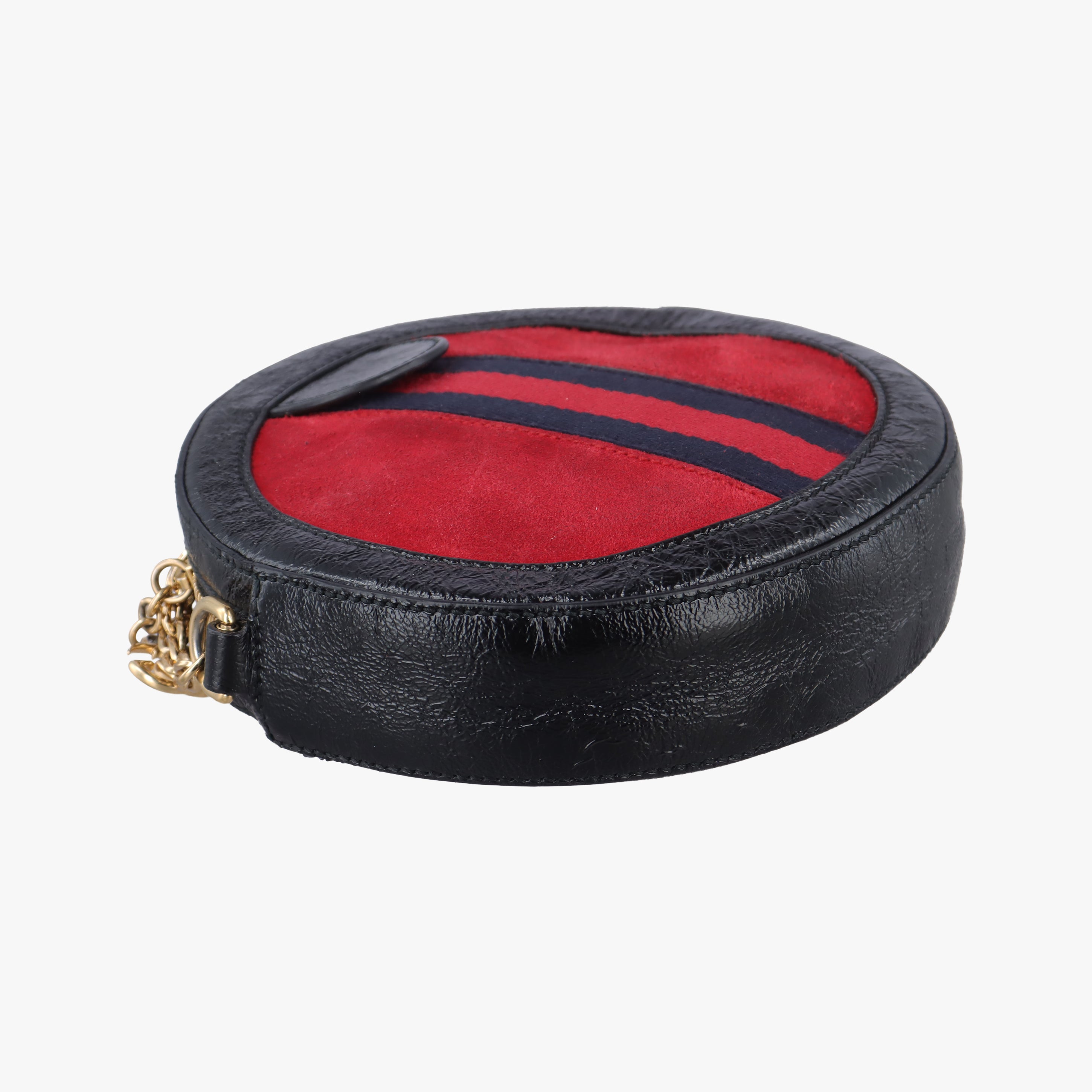 Secondhand Gucci Ophidia Red×black Suede×leather 550618 shoulderbag | stylenewstar