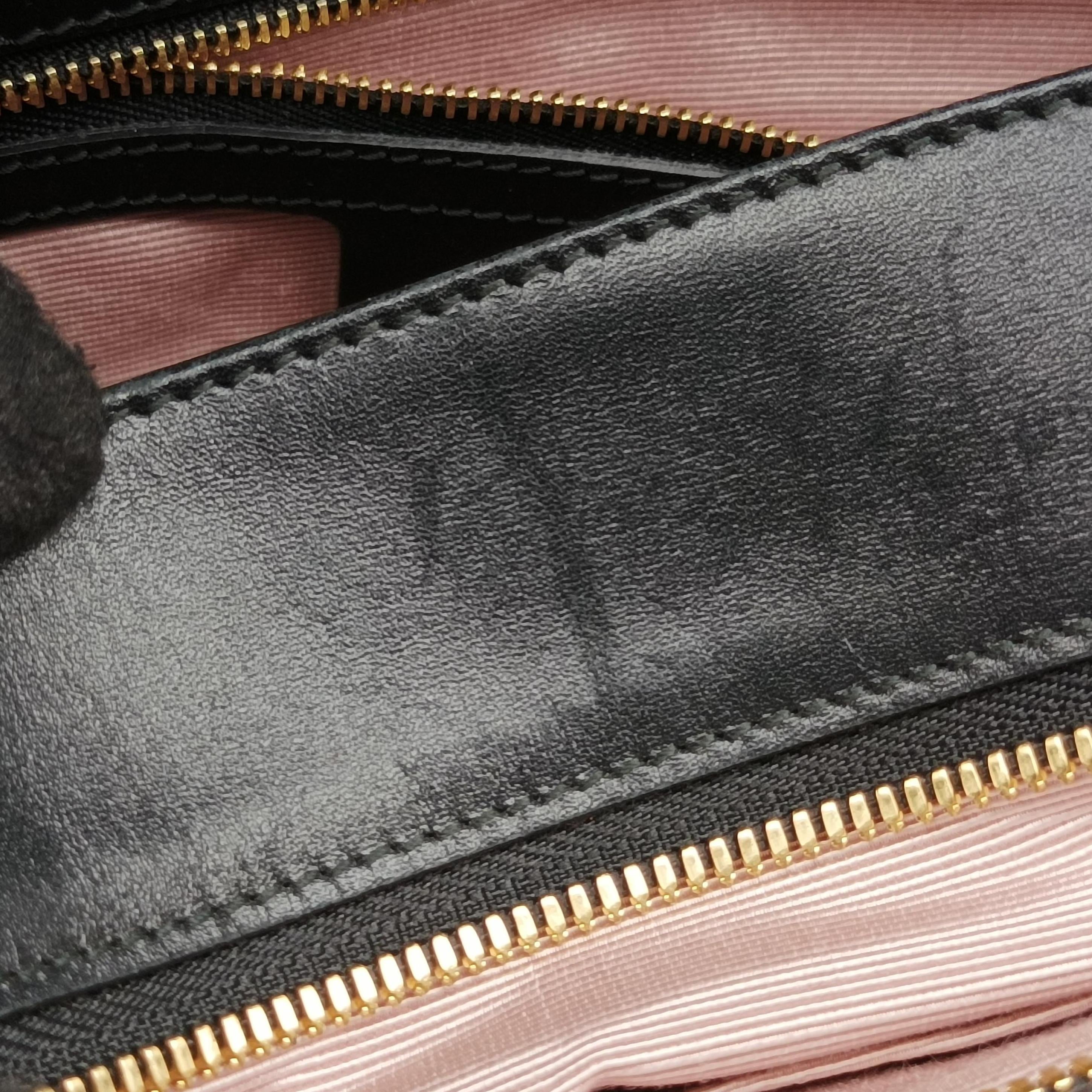Pre-owned Gucci Arli Black Leather 550130 shoulderbag | stylenewstar