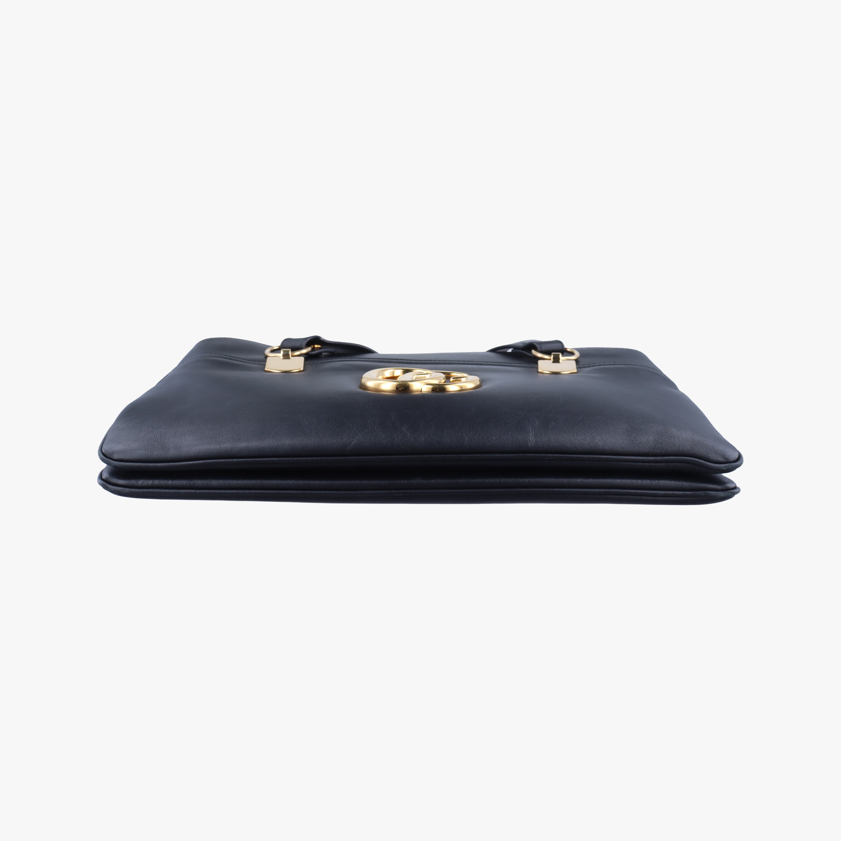 Pre-owned Gucci Arli Black Leather 550130 shoulderbag | stylenewstar