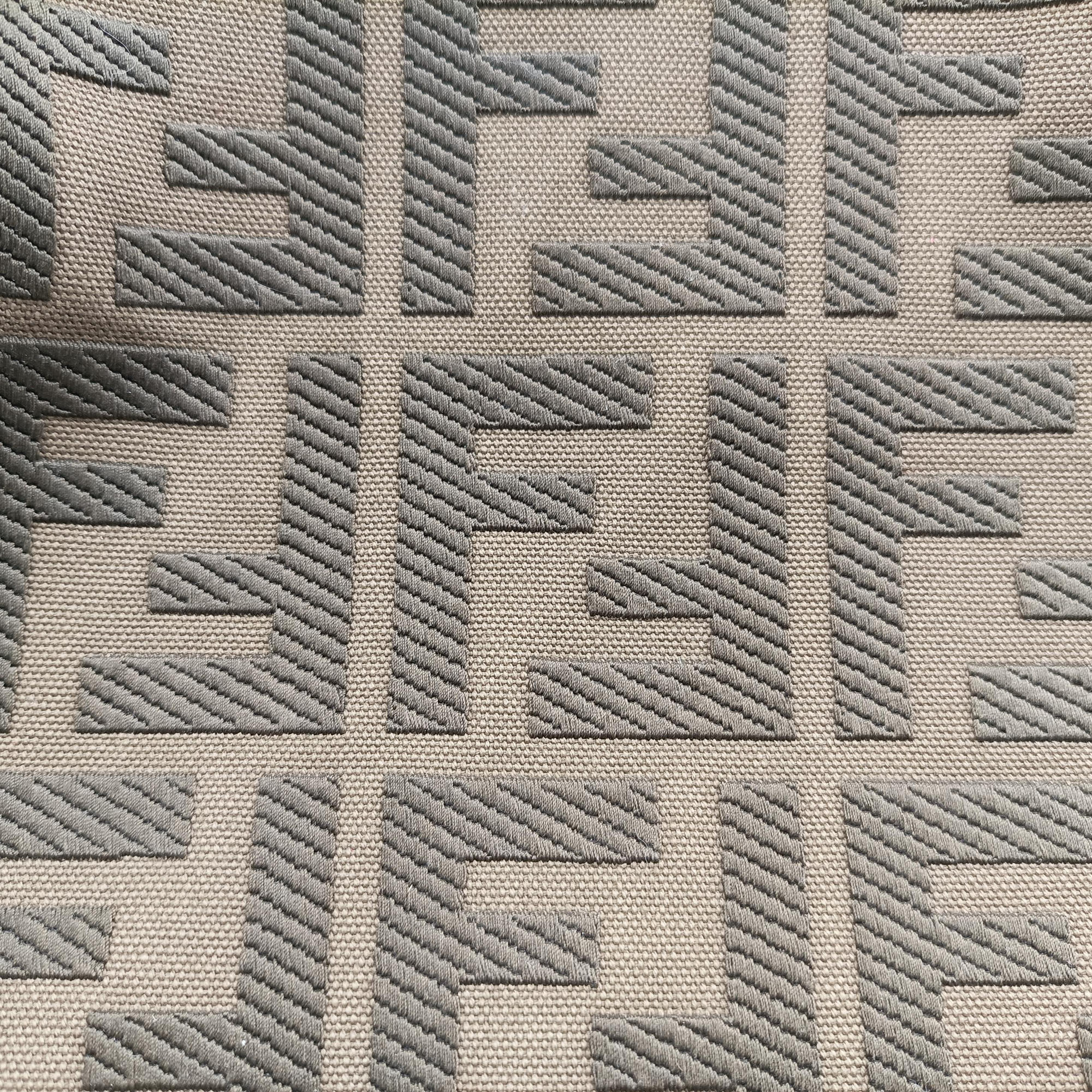 Pre-owned Fendi Peekaboo Green×beige canvas×leather 8BH374 shoulderbag | stylenewstar