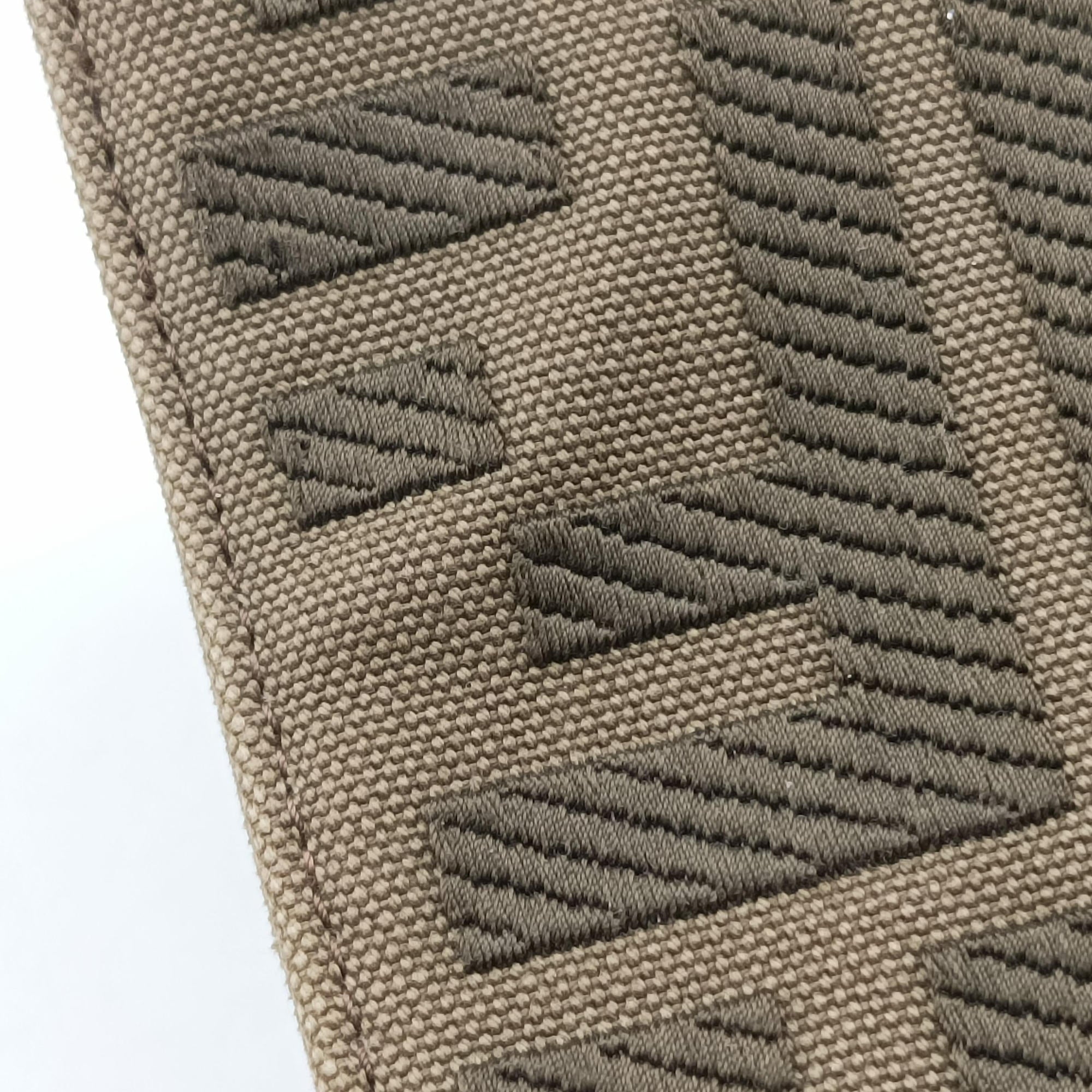 Pre-owned Fendi Peekaboo Green×beige canvas×leather 8BH374 shoulderbag | stylenewstar