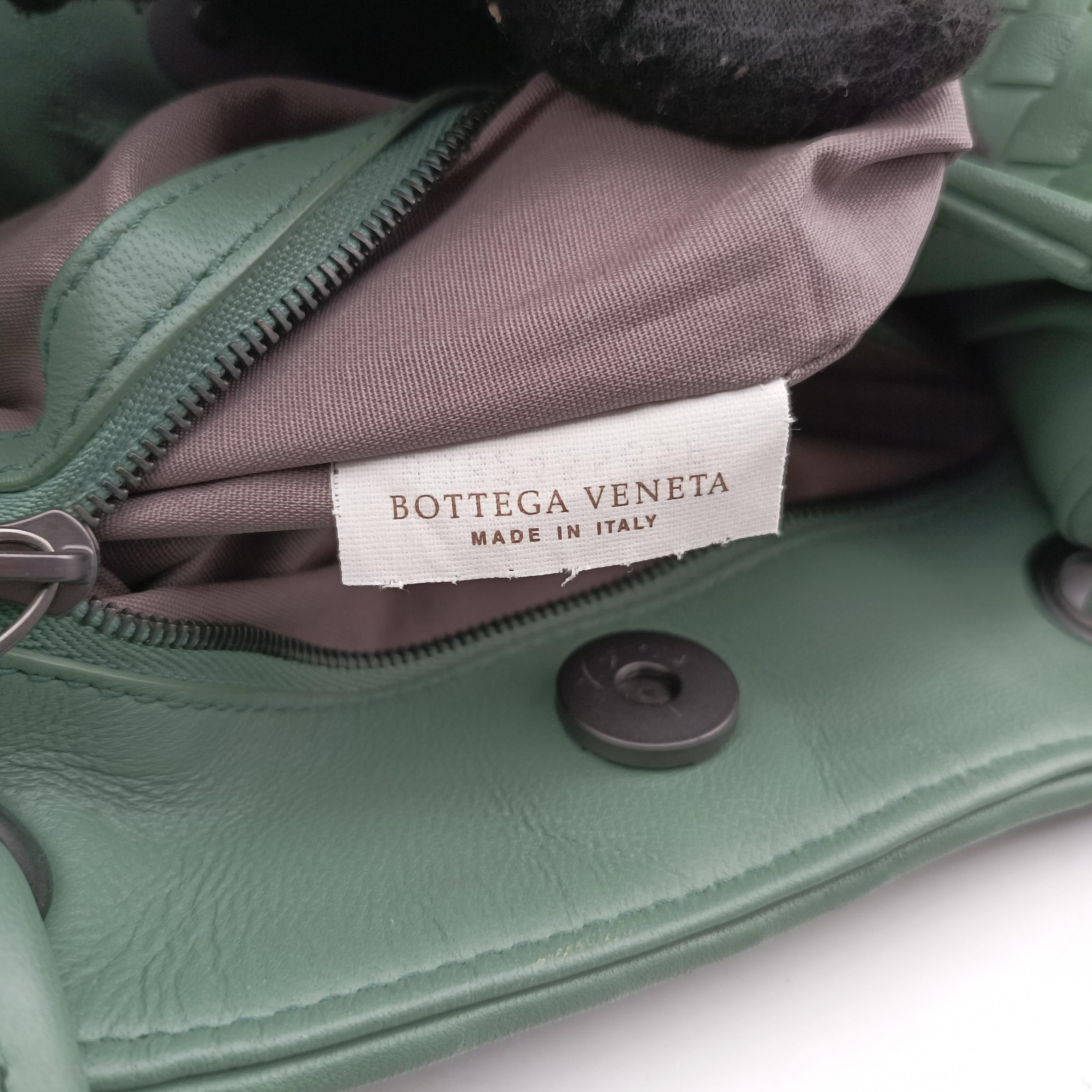 Secondhand Bottega Veneta Intrecciato Green lambskin  handbag | stylenewstar