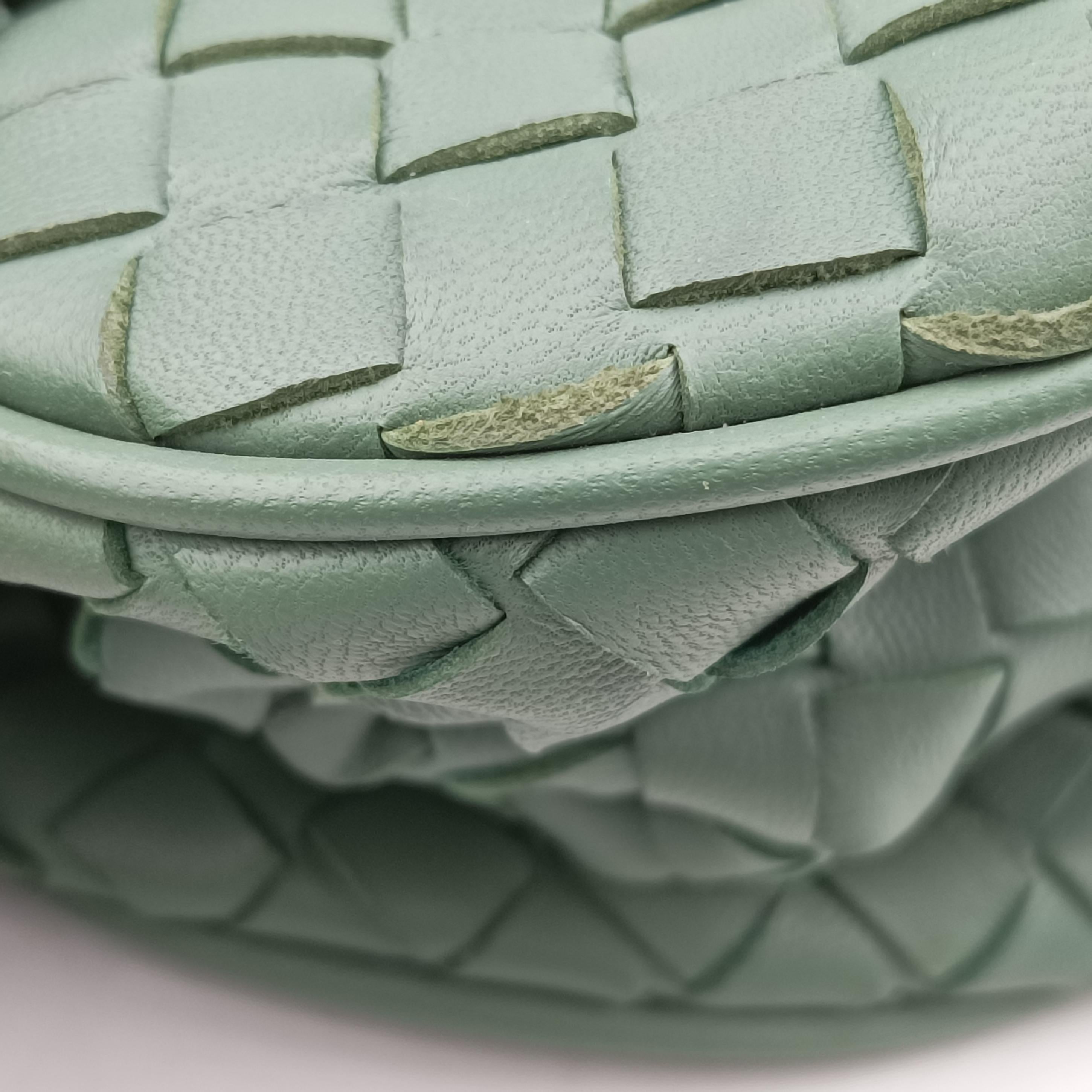 Secondhand Bottega Veneta Intrecciato Green lambskin  handbag | stylenewstar