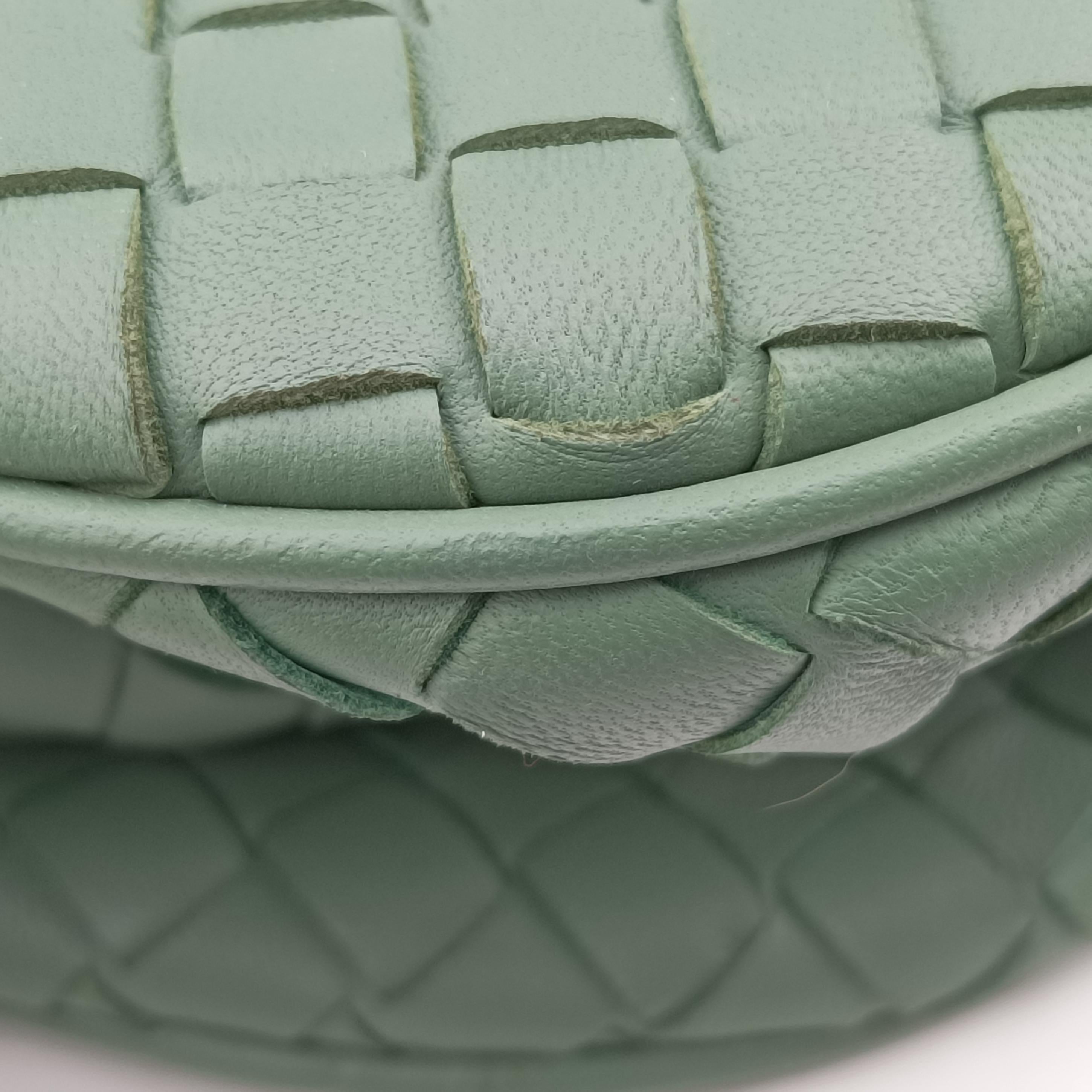 Secondhand Bottega Veneta Intrecciato Green lambskin  handbag | stylenewstar