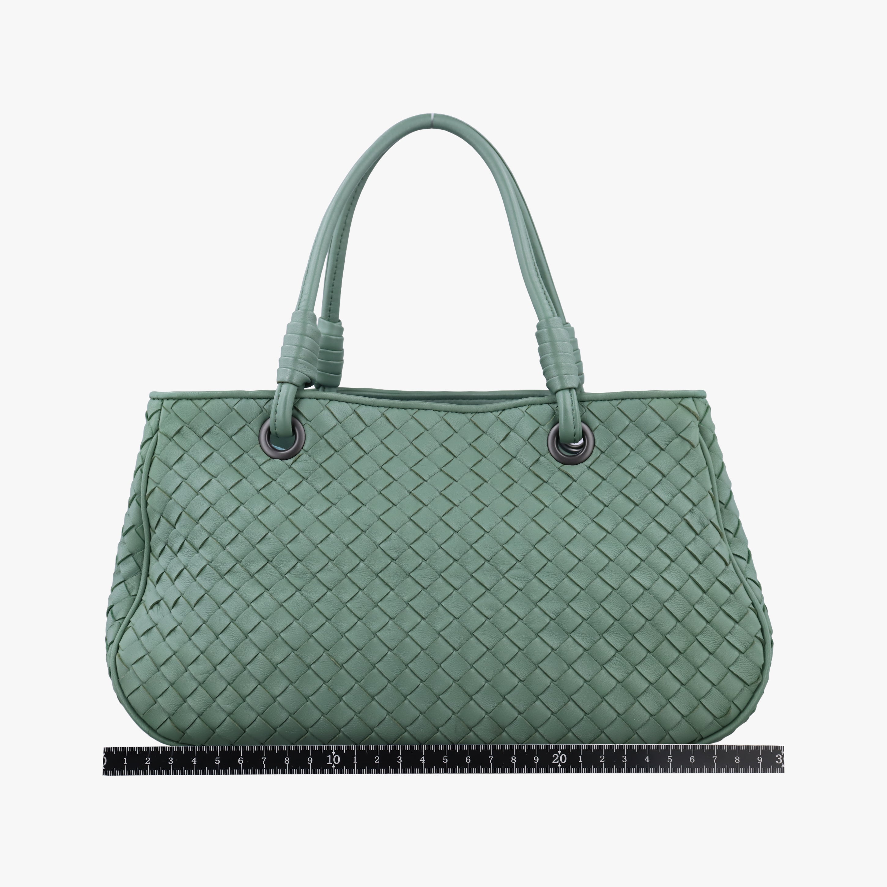 Secondhand Bottega Veneta Intrecciato Green lambskin  handbag | stylenewstar