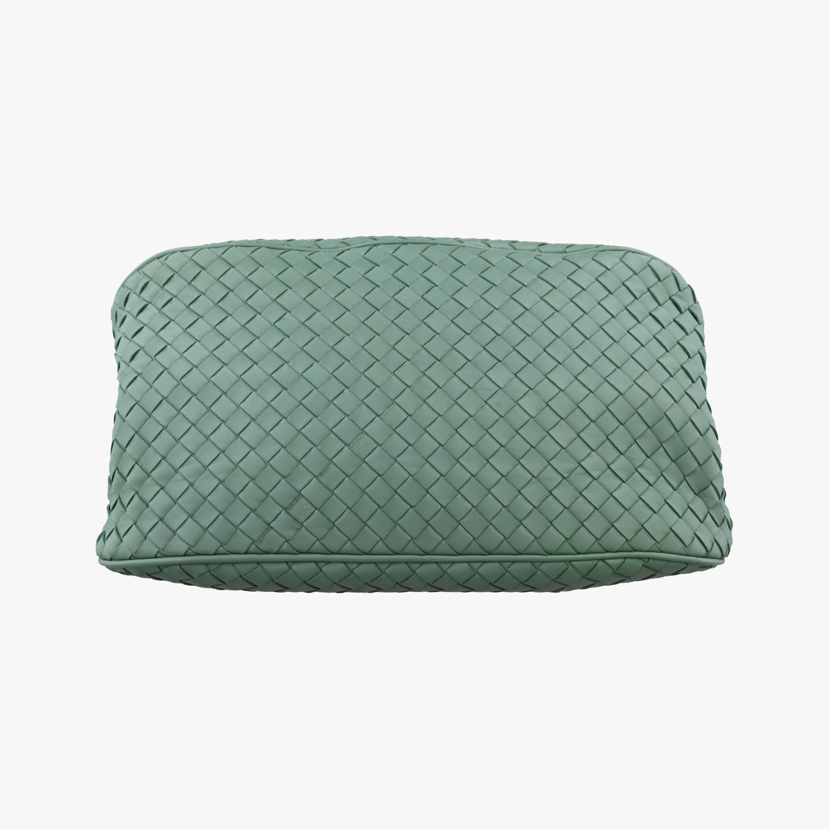Secondhand Bottega Veneta Intrecciato Green lambskin  handbag | stylenewstar