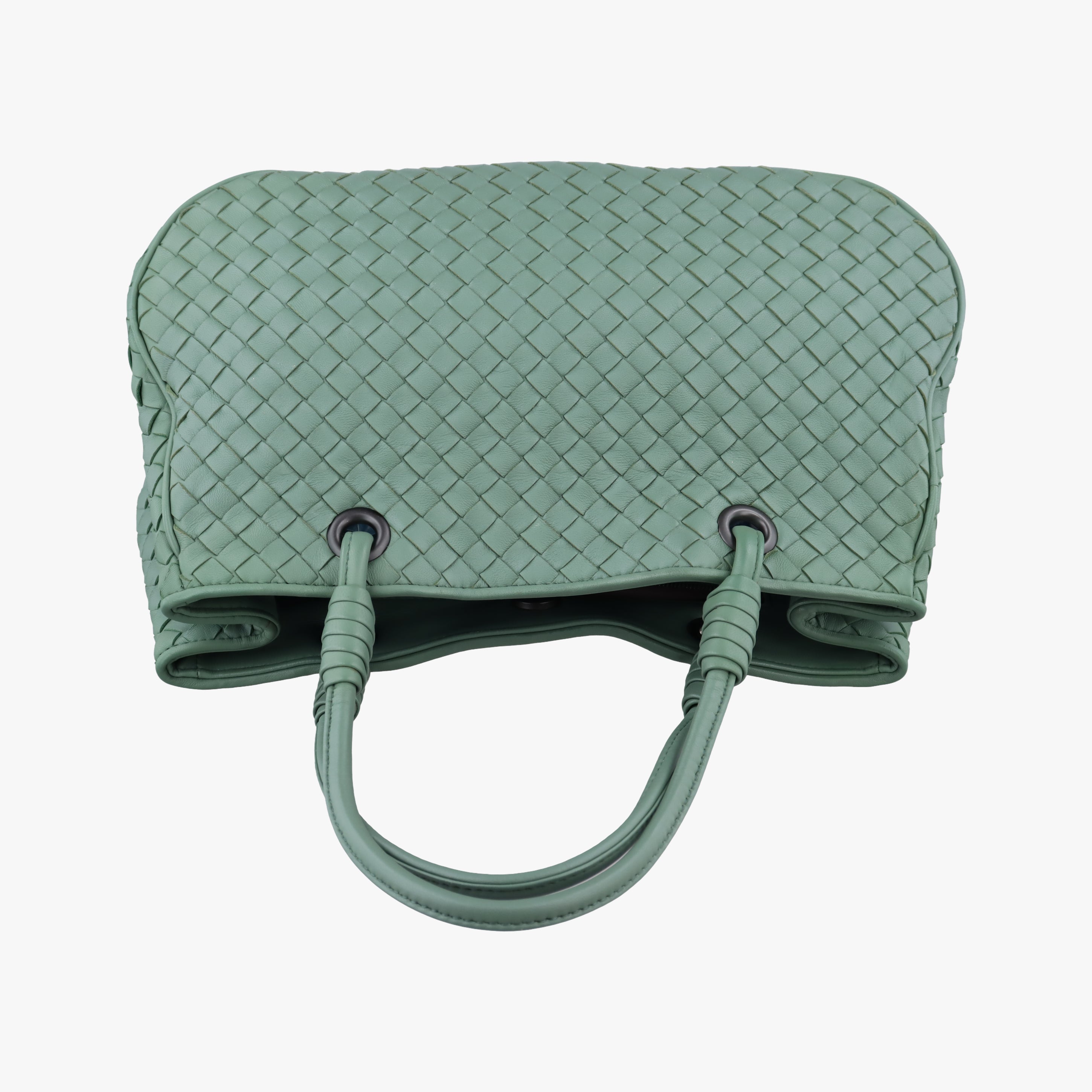 Secondhand Bottega Veneta Intrecciato Green lambskin  handbag | stylenewstar
